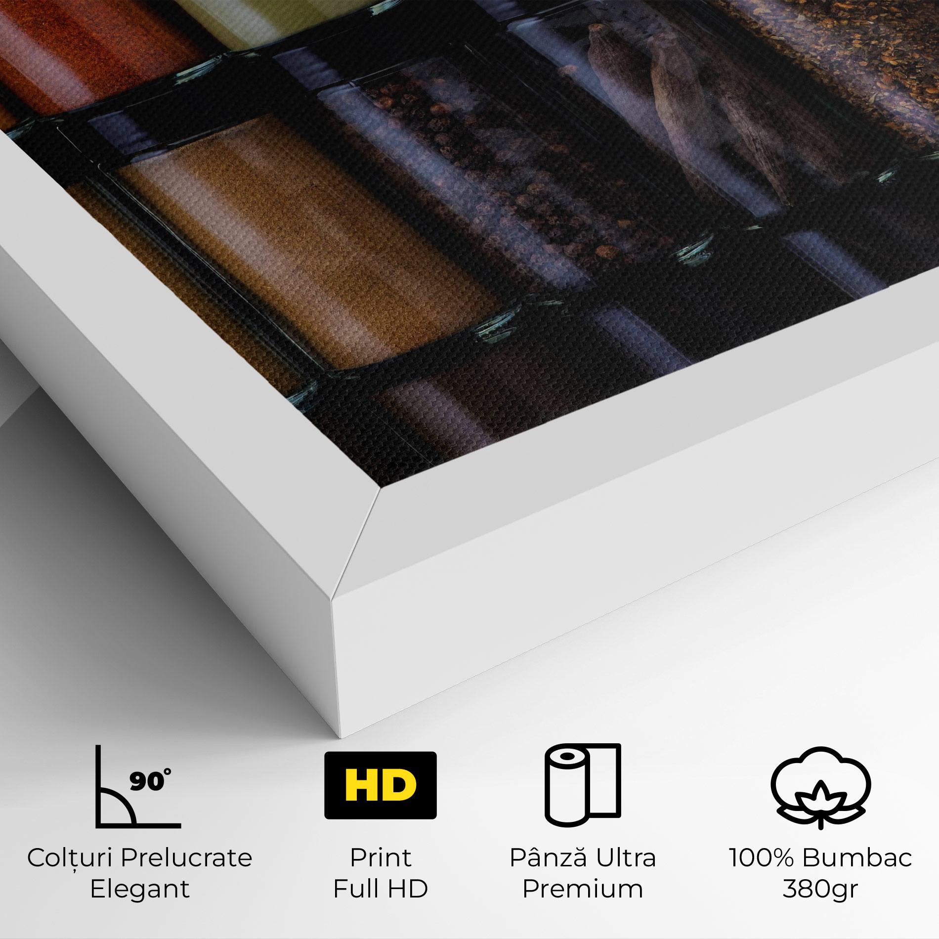 Tablou Canvas Seasonings Jars mockup 4