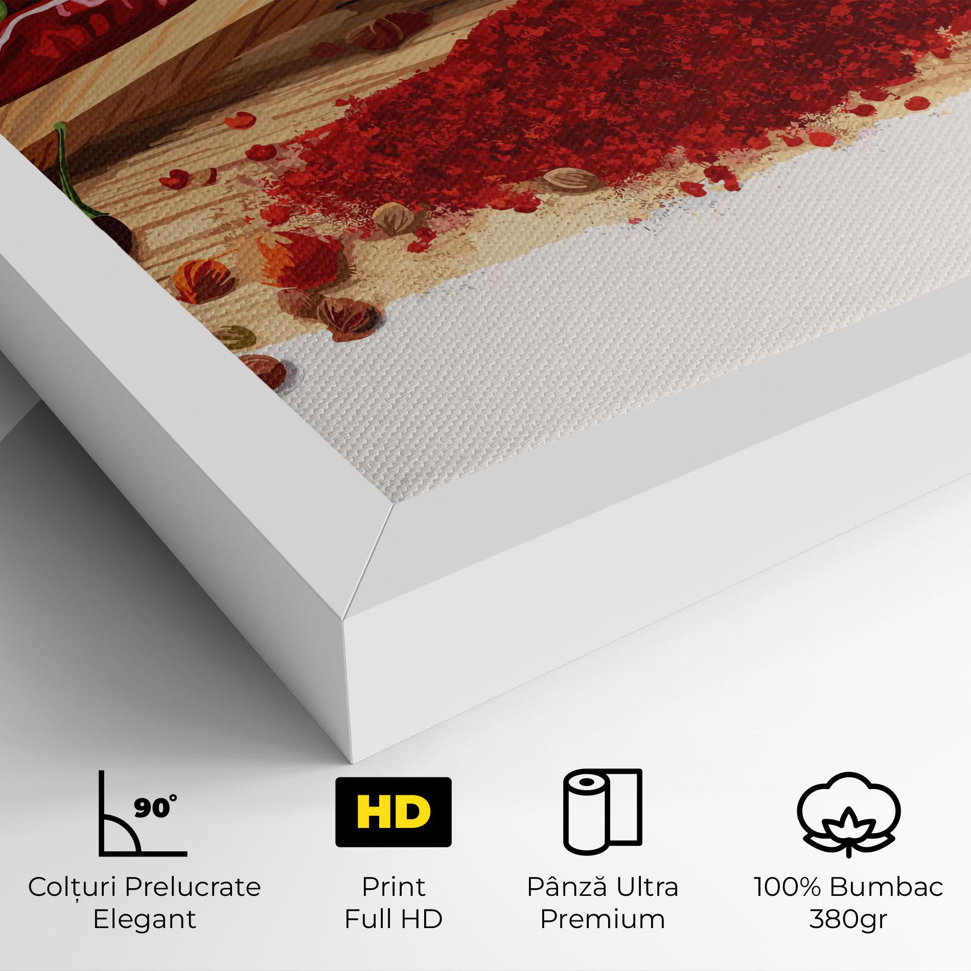 Tablou Canvas Spoon Of Papper mockup 4