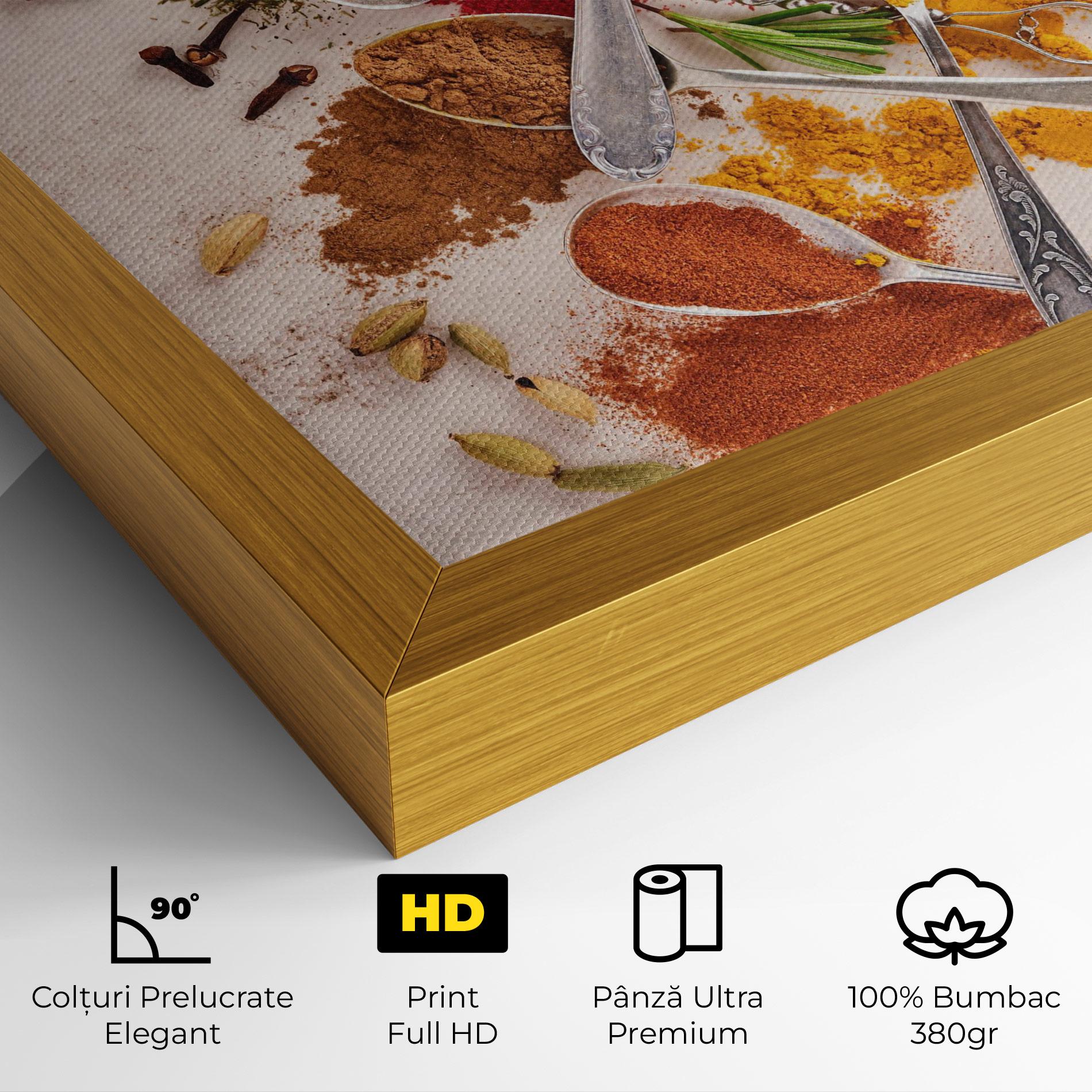 Tablou Canvas Colorful Spices Cooking mockup 4