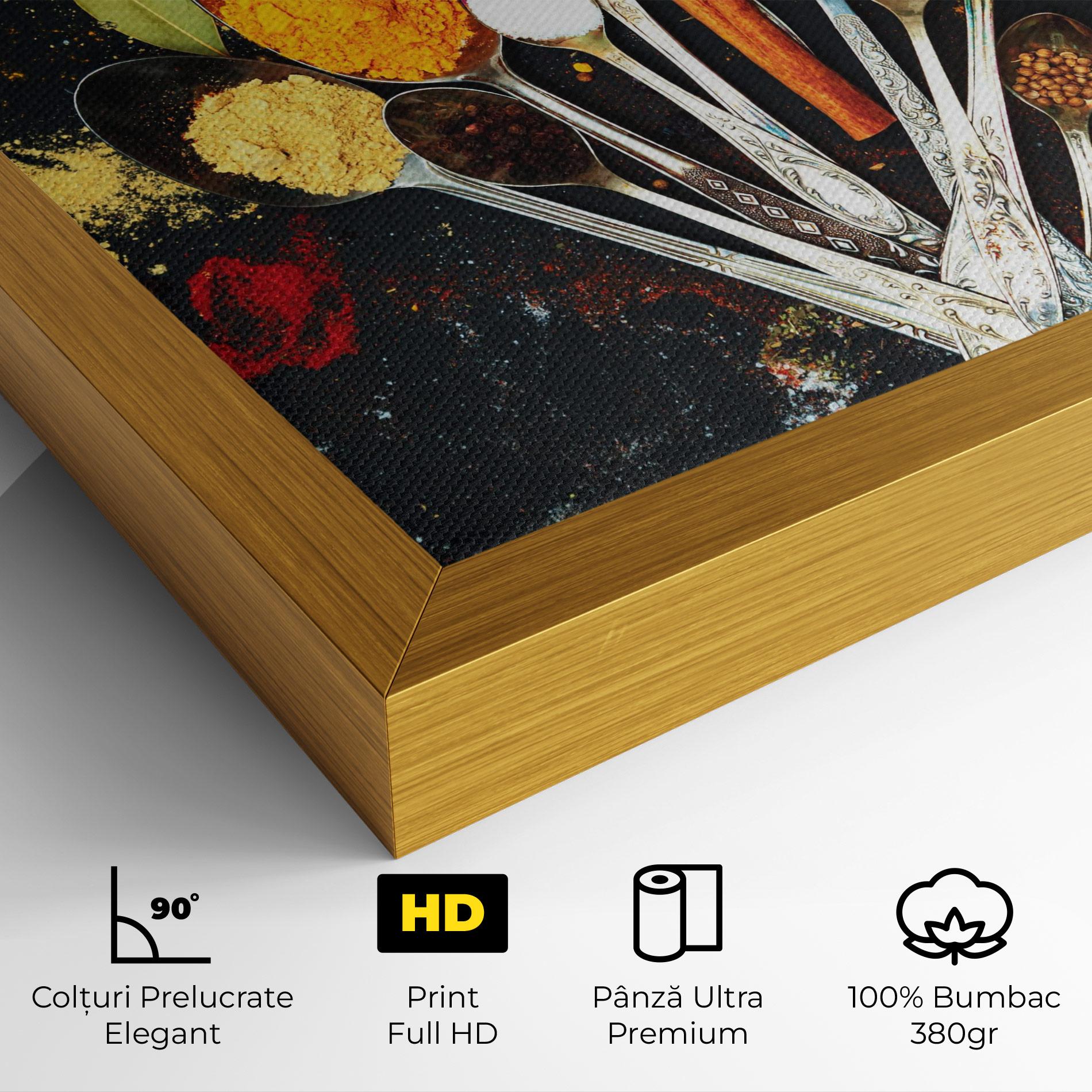 Tablou Canvas Cooking Spices Spoons mockup 4
