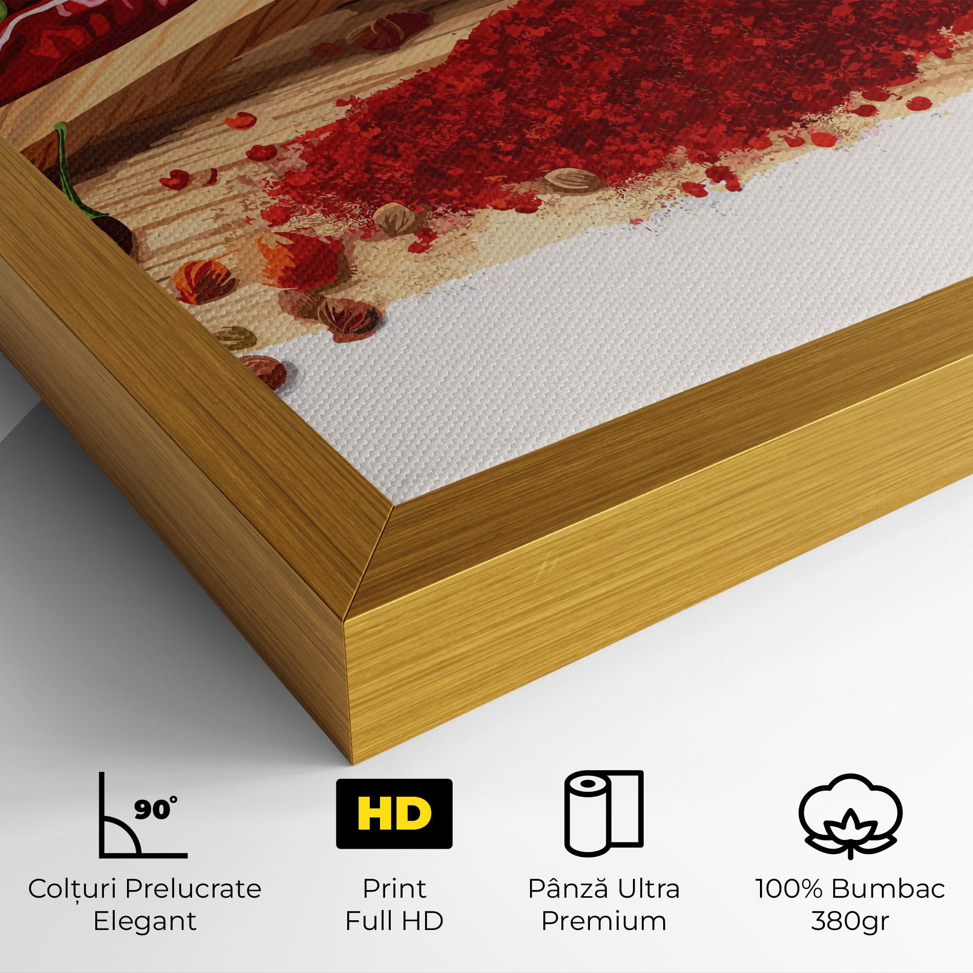 Tablou Canvas Spoon Of Papper mockup 4