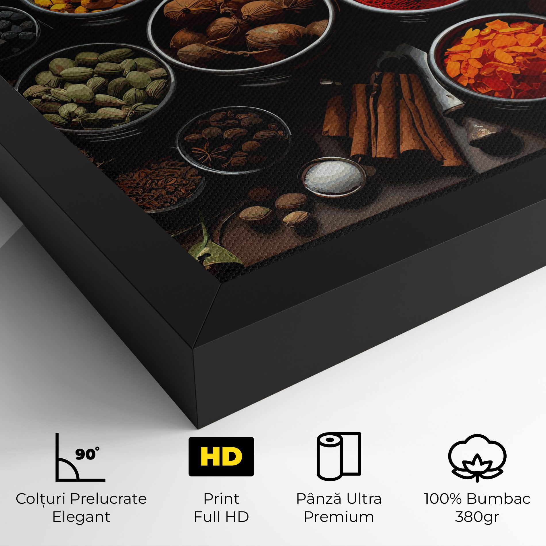 Colorful Herbs Art mockup 4