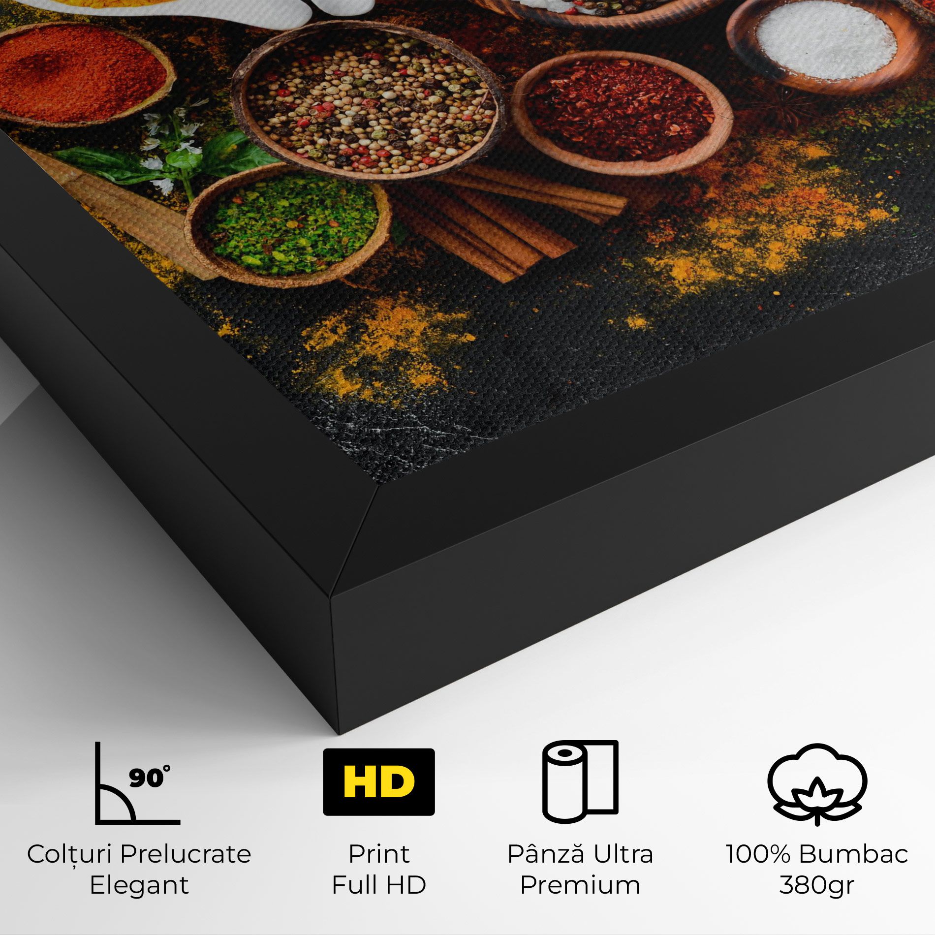 Colorful Herbs Spices mockup 4