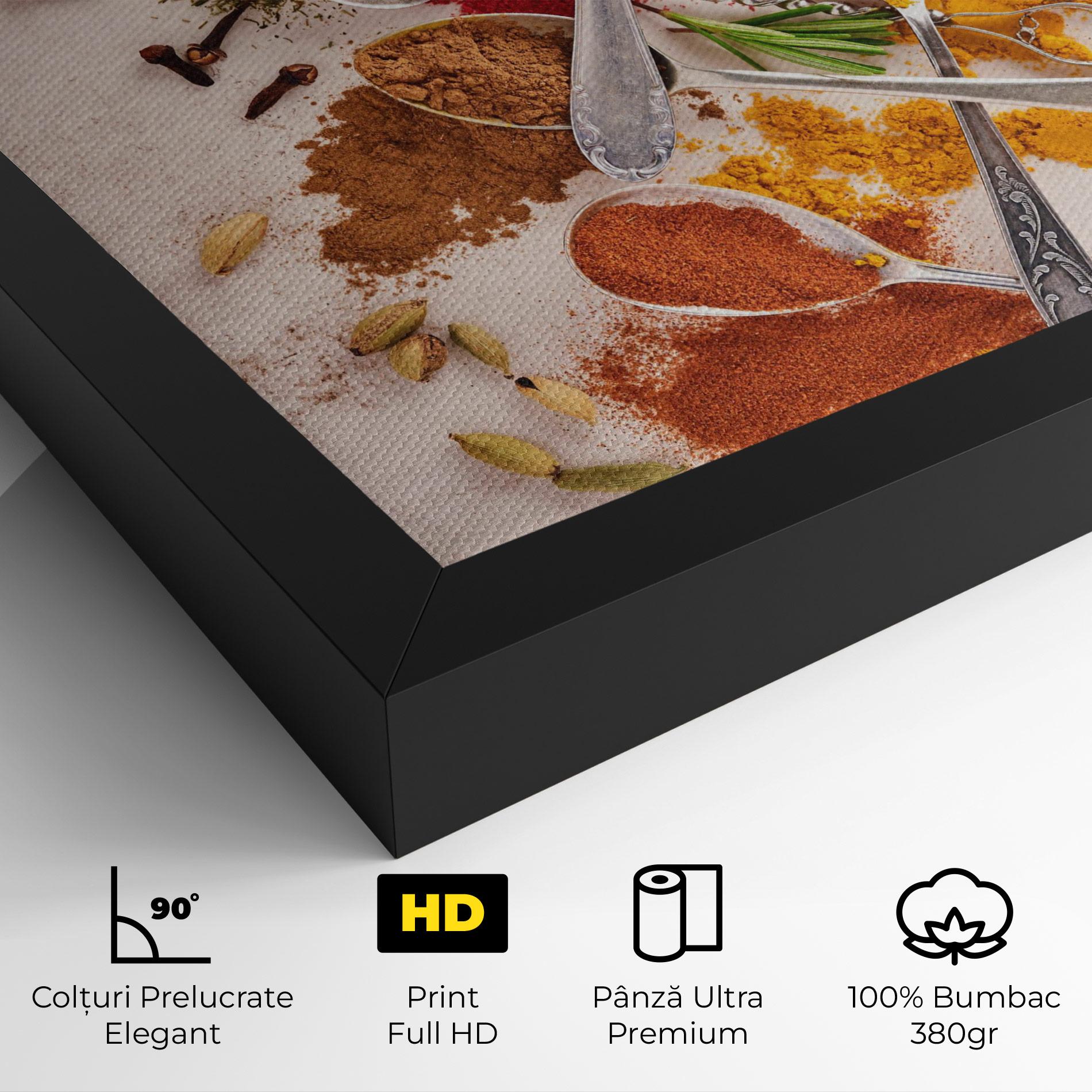 Tablou Canvas Colorful Spices Cooking mockup 4