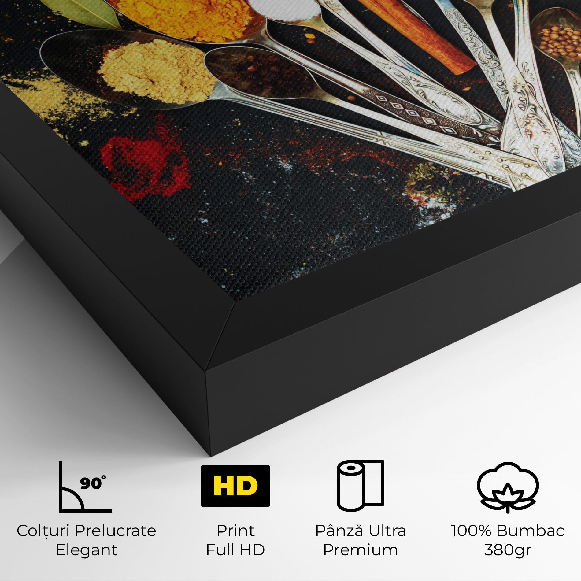 Tablou Canvas Cooking Spices Spoons mockup 4