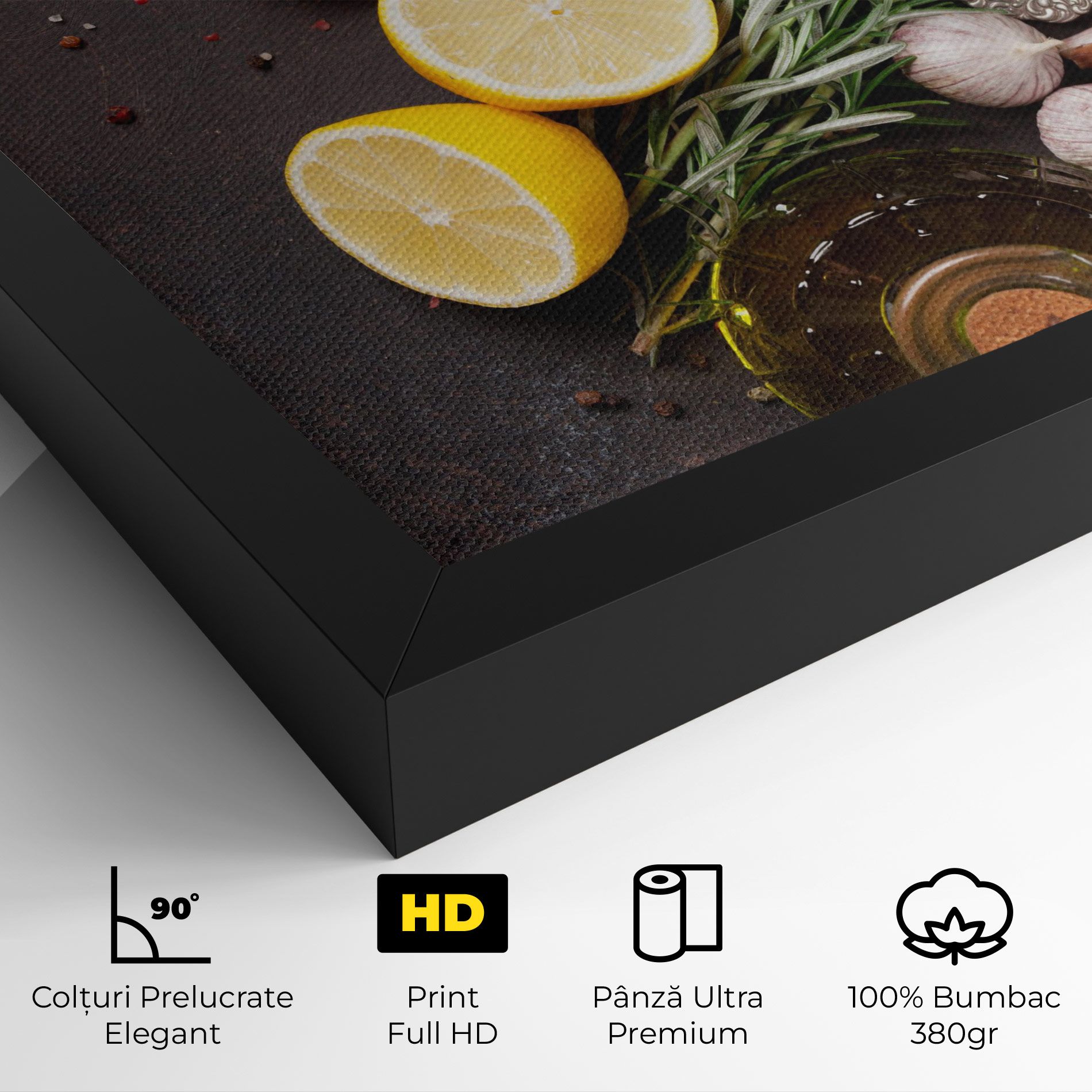 Spices On Stone Table mockup 4