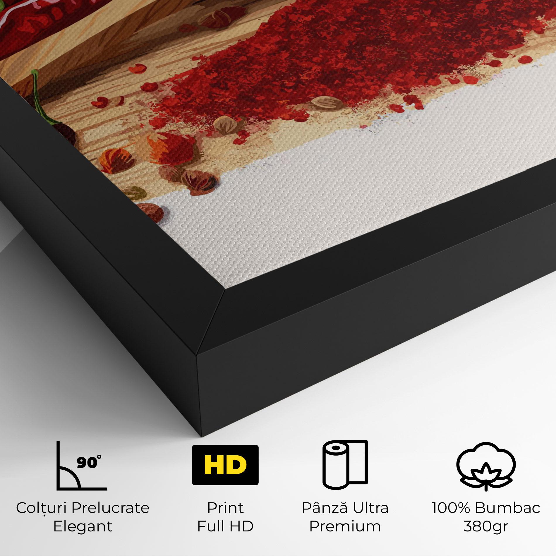 Tablou Canvas Spoon Of Papper mockup 4