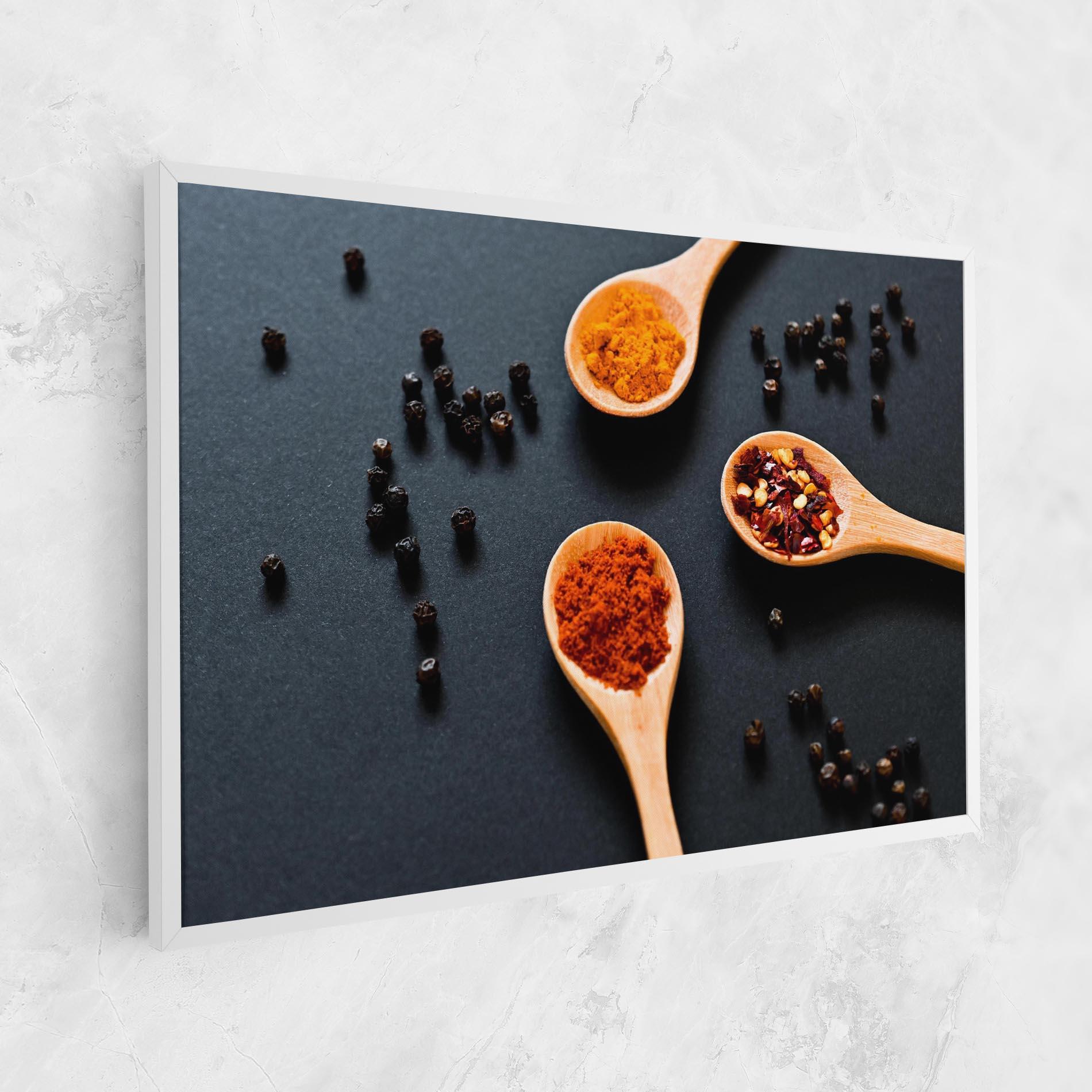 Tablou Canvas 3 Seasonings Spoons mockup 1