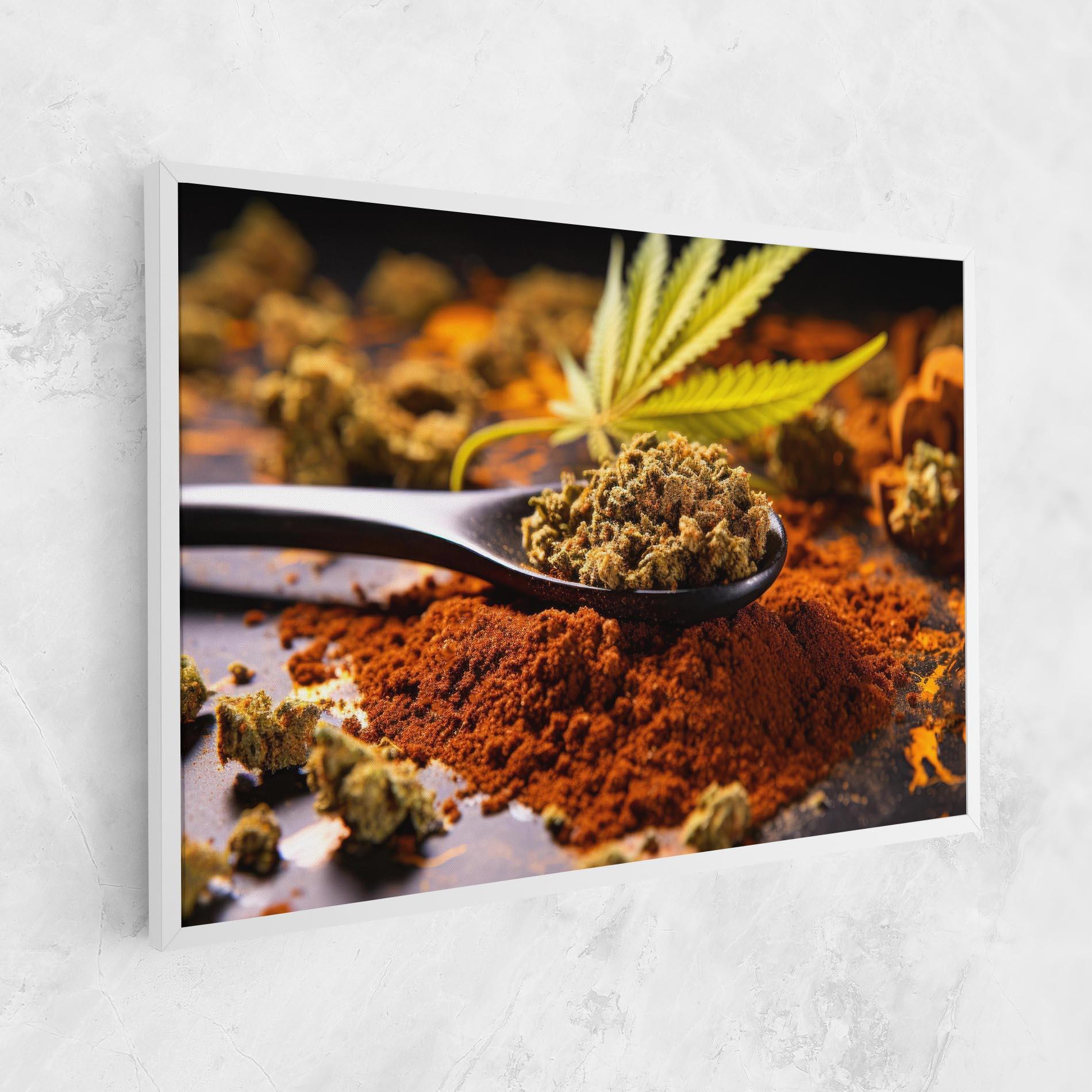 Tablou Canvas Cannabis Seasoning mockup 1