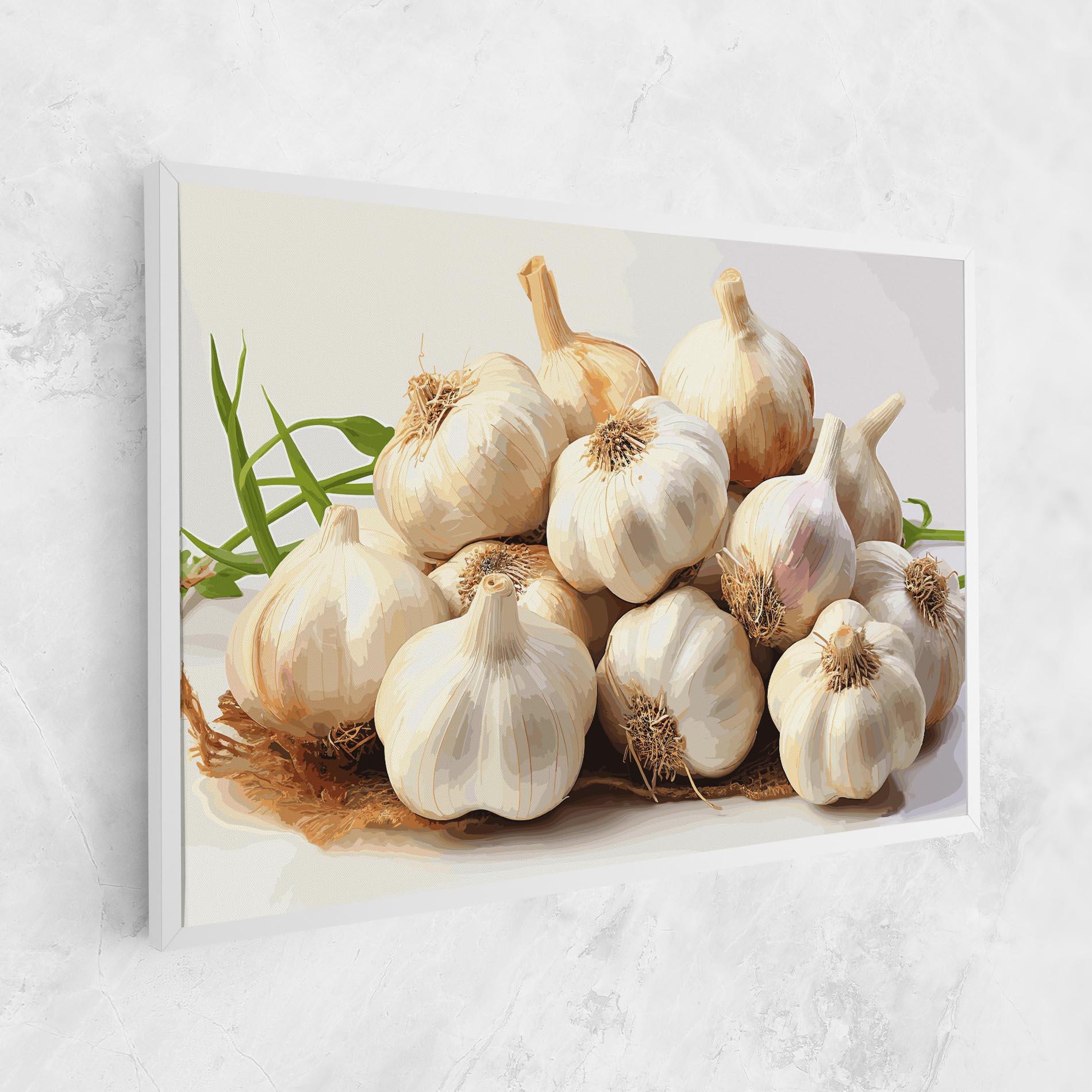 Tablou Canvas Garlic Art mockup 1
