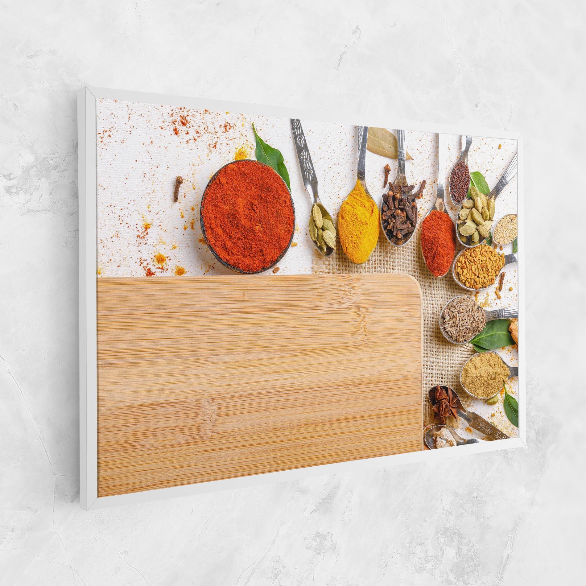 Tablou Canvas Spices Spoons mockup 1