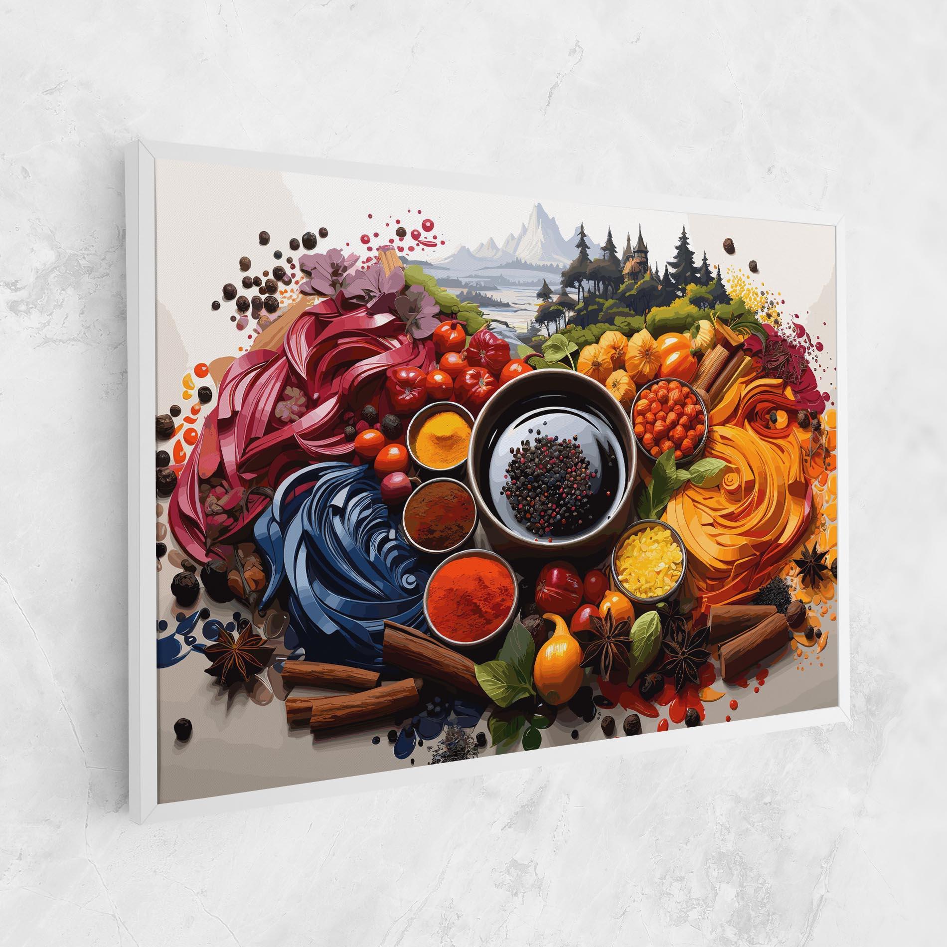 Tablou Canvas Spices Village mockup 1
