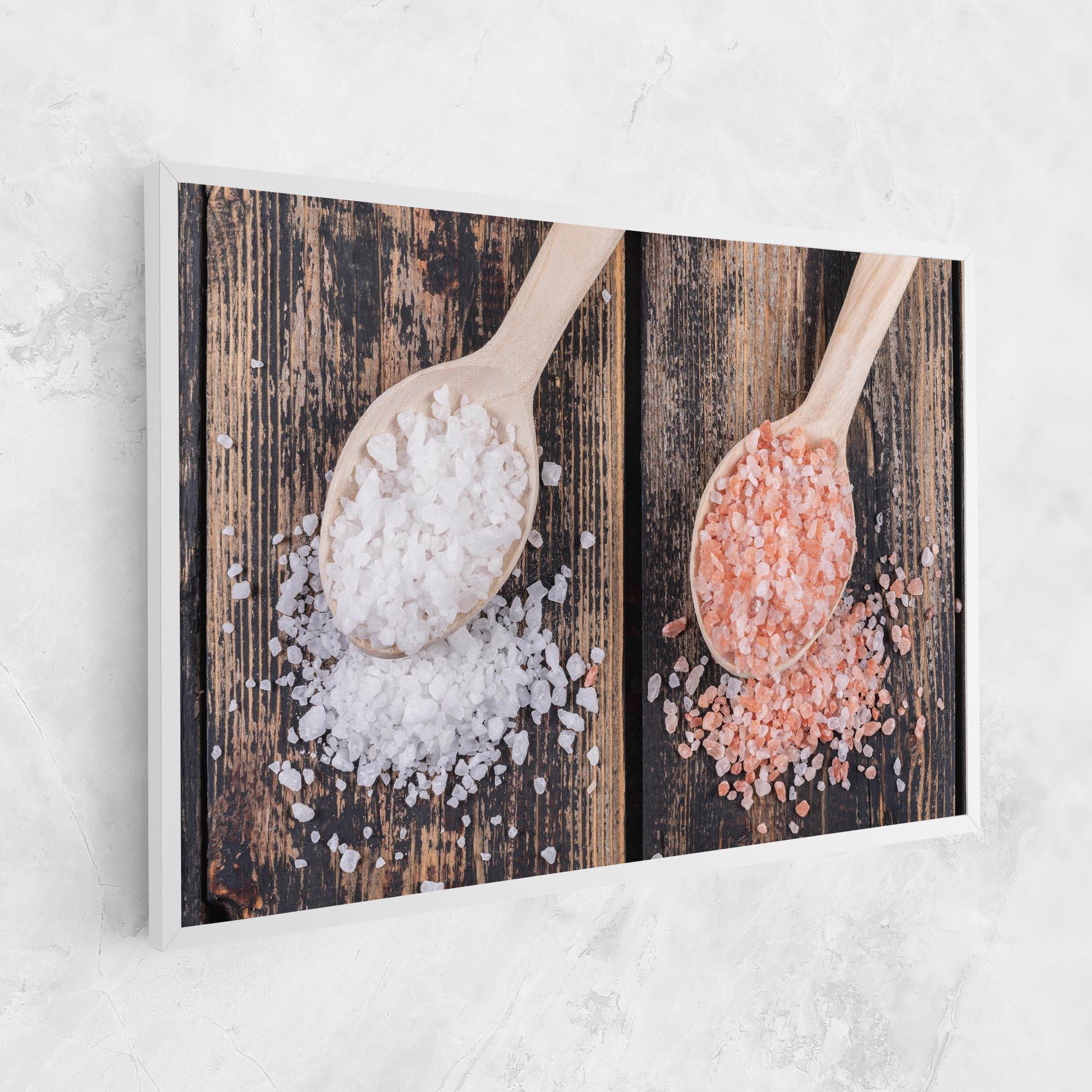 Tablou Canvas Wooden Spoons Sea Salt mockup 1