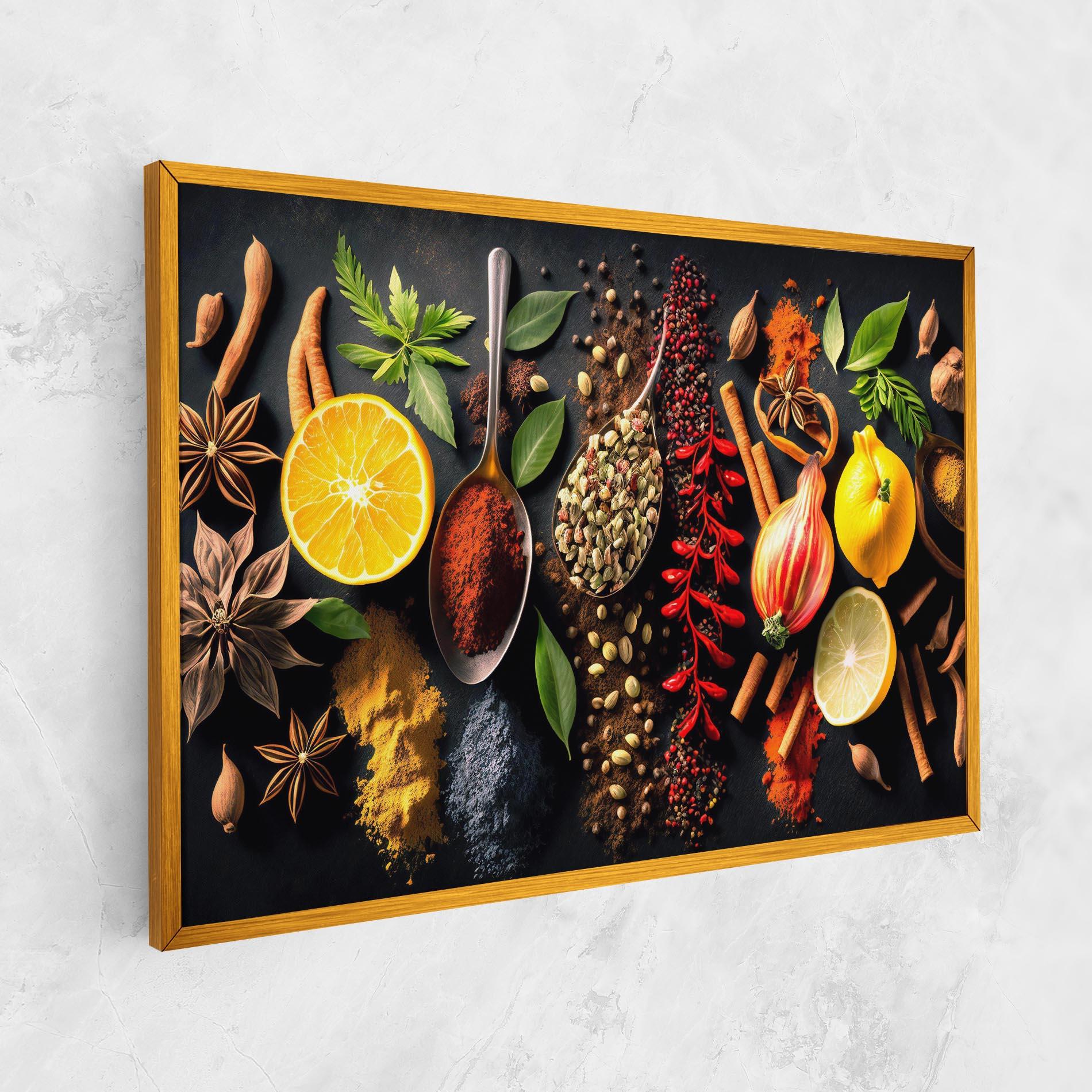 Tablou Canvas Closeup Pices mockup 1