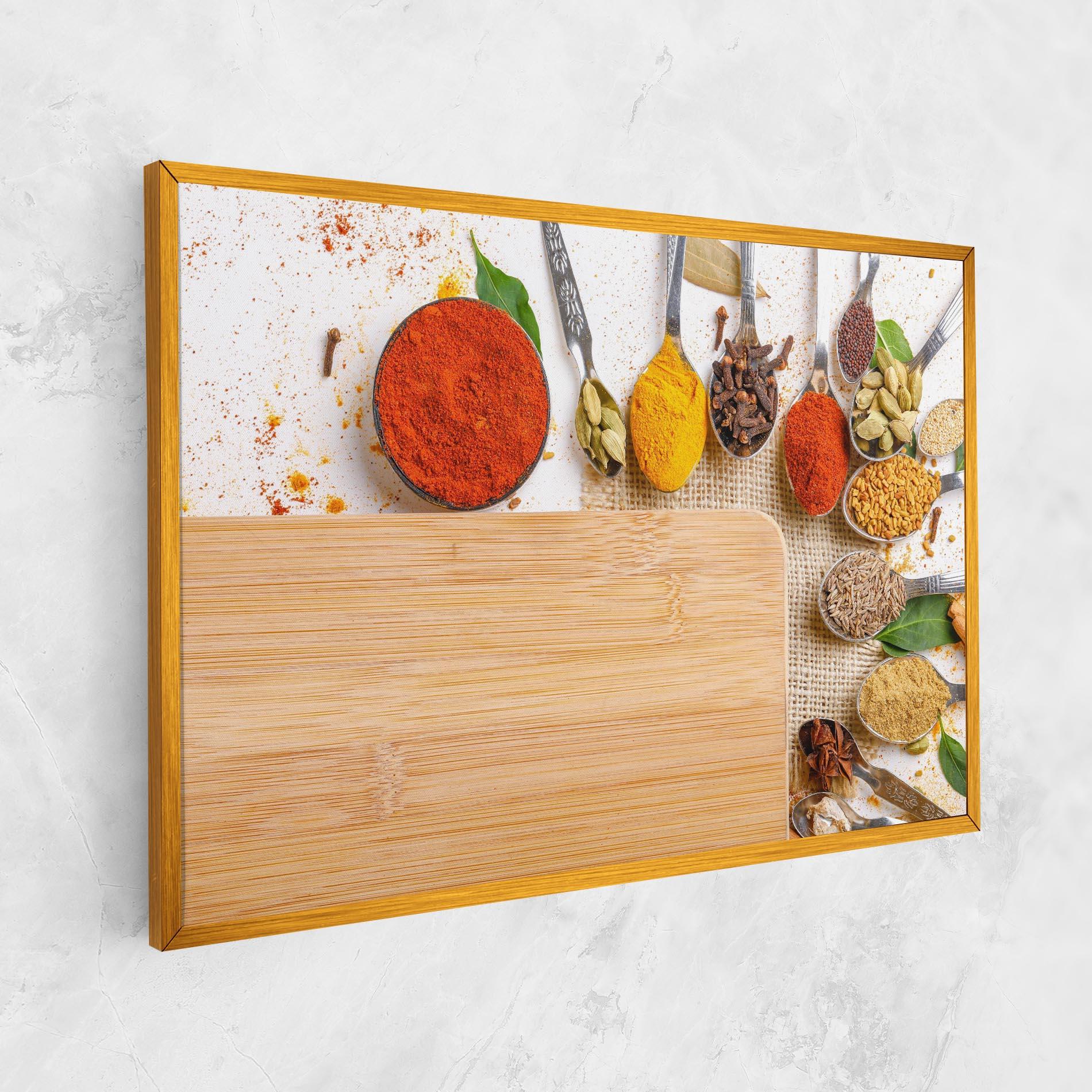 Tablou Canvas Spices Spoons mockup 1