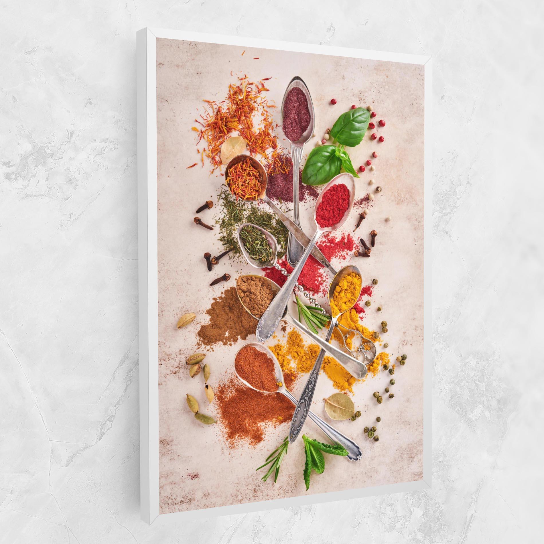Tablou Canvas Colorful Spices Cooking mockup 1