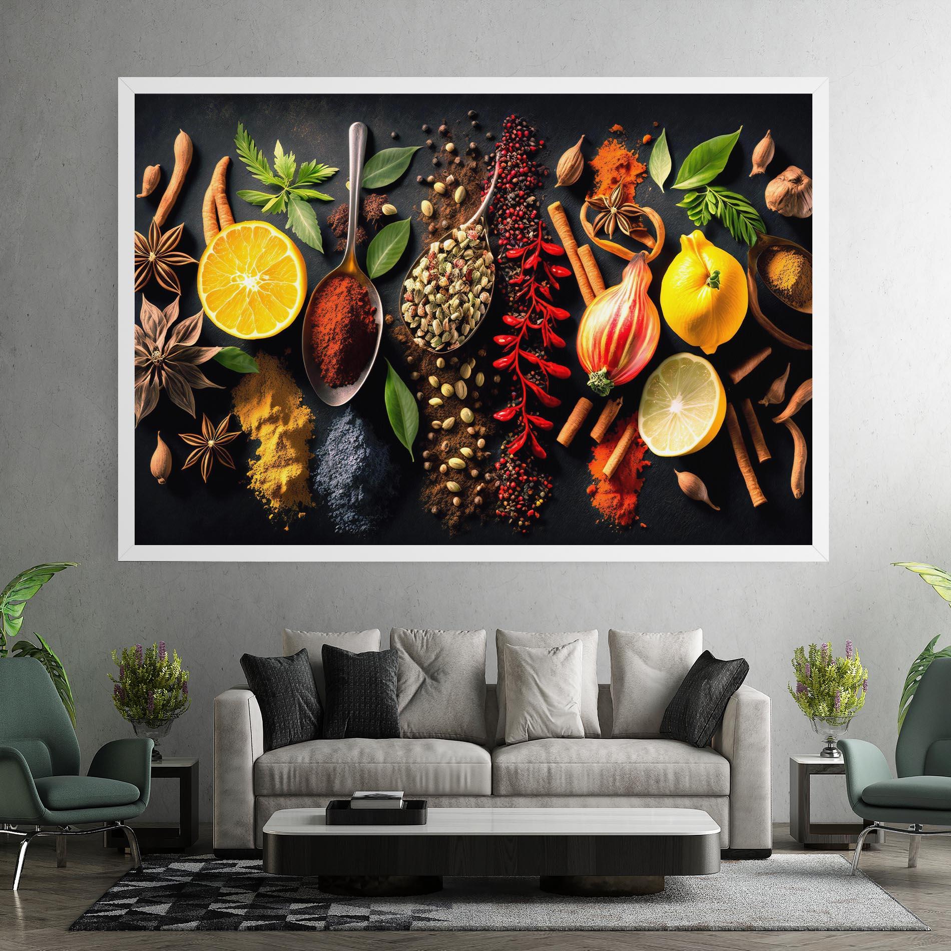 Tablou Canvas Closeup Pices mockup 7