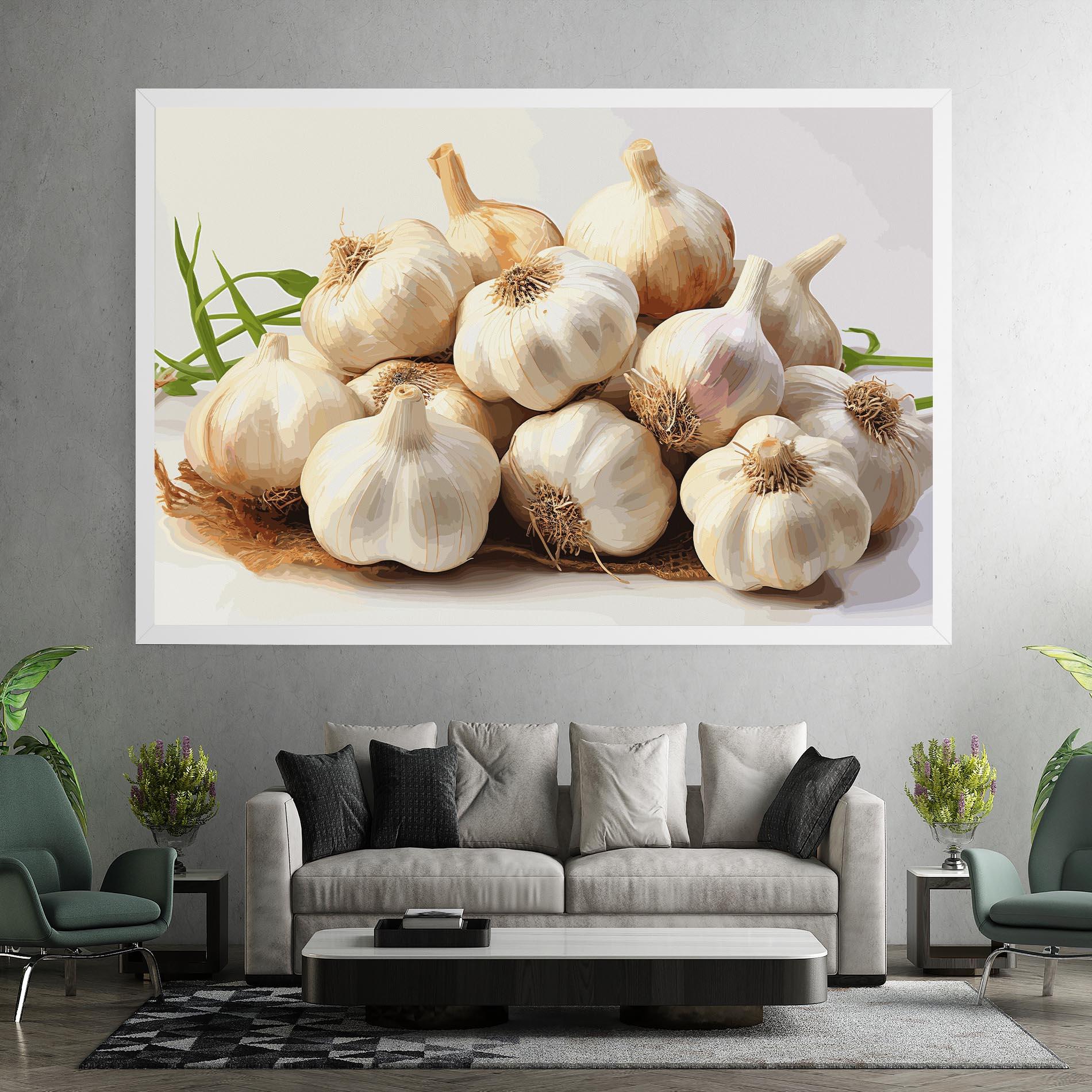 Tablou Canvas Garlic Art mockup 7