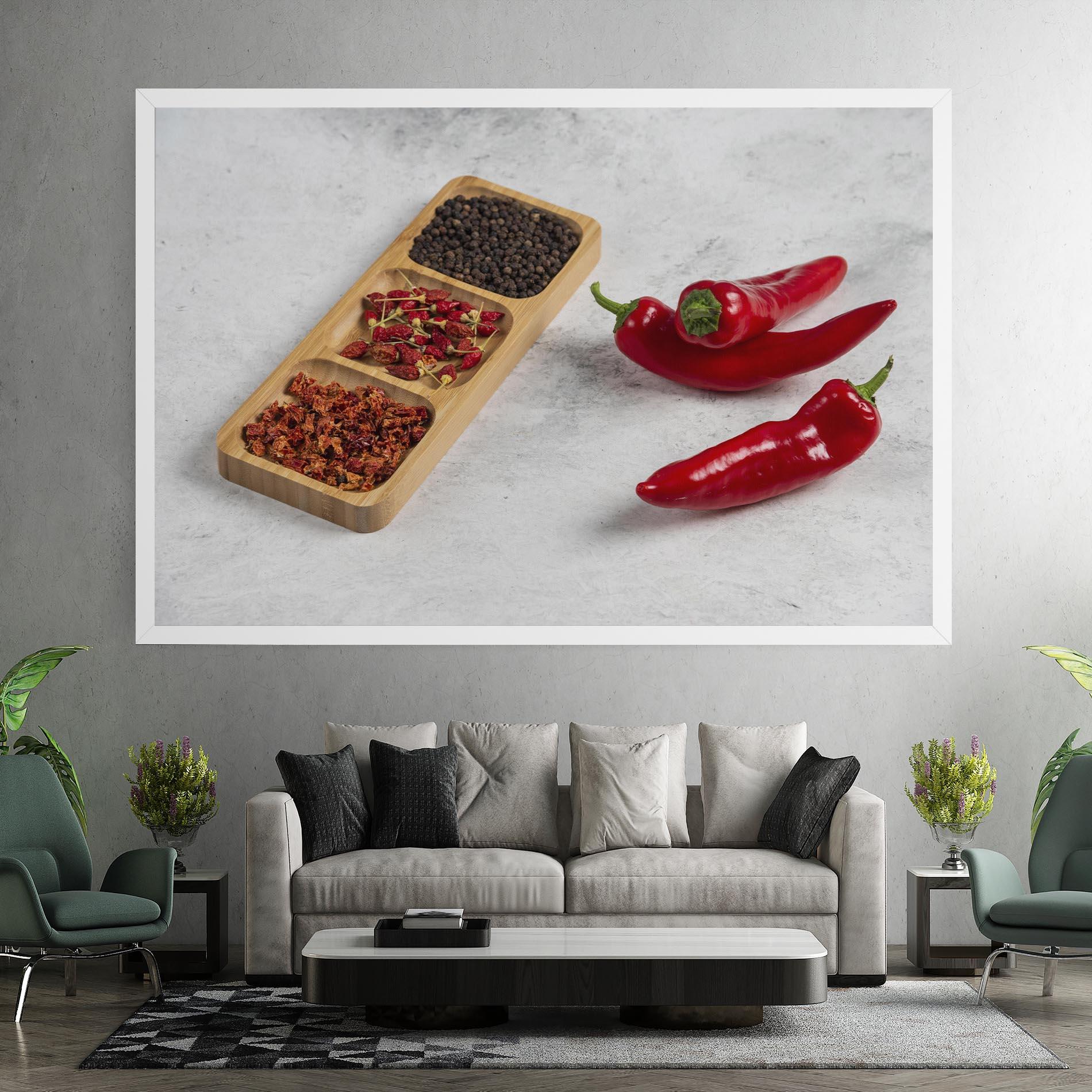 Tablou Canvas Hot Chili Spices mockup 7