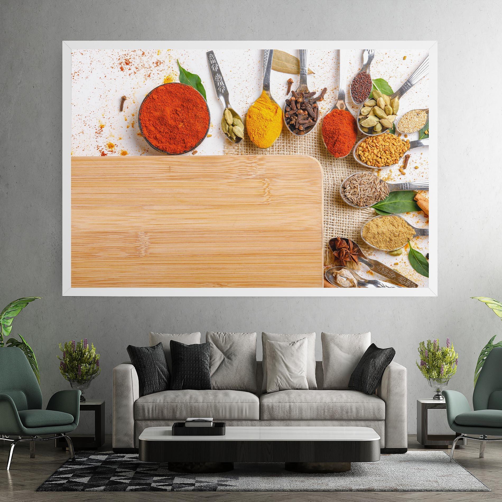 Tablou Canvas Spices Spoons mockup 7
