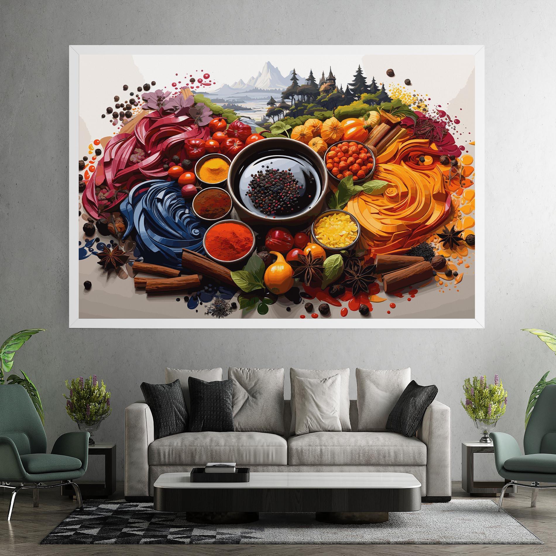 Tablou Canvas Spices Village mockup 7