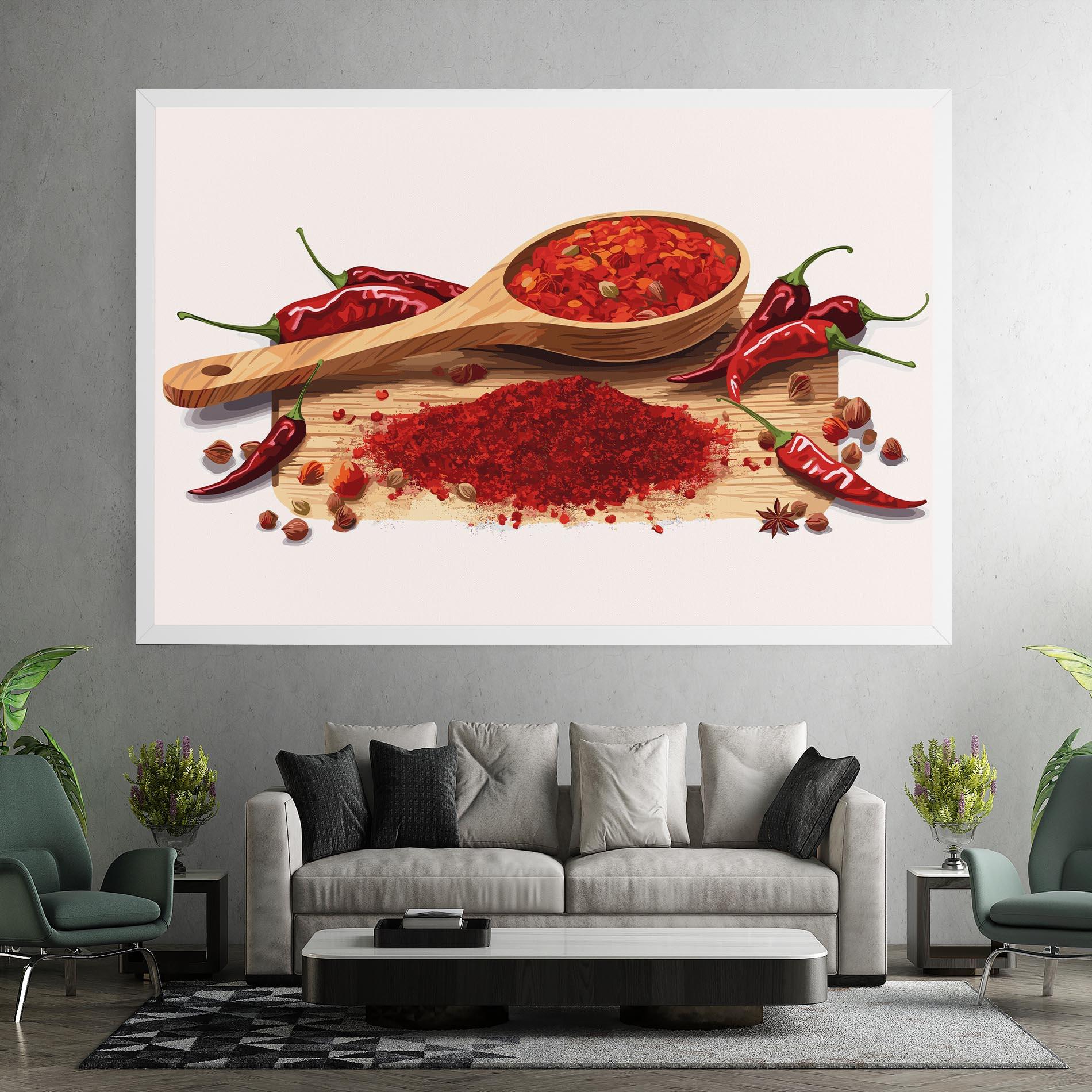 Tablou Canvas Spoon Of Papper mockup 7