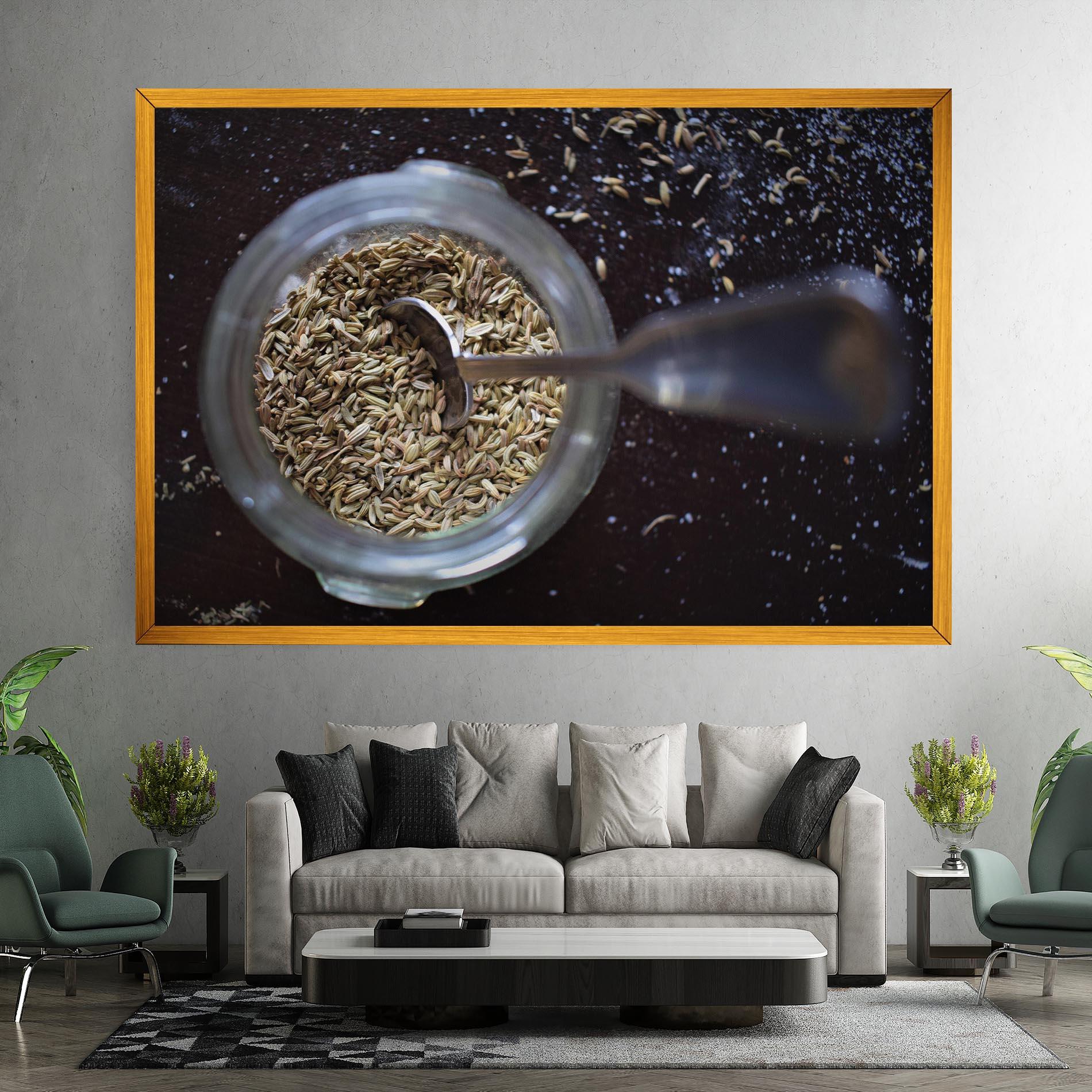 Tablou Canvas Jar With Spices mockup 7