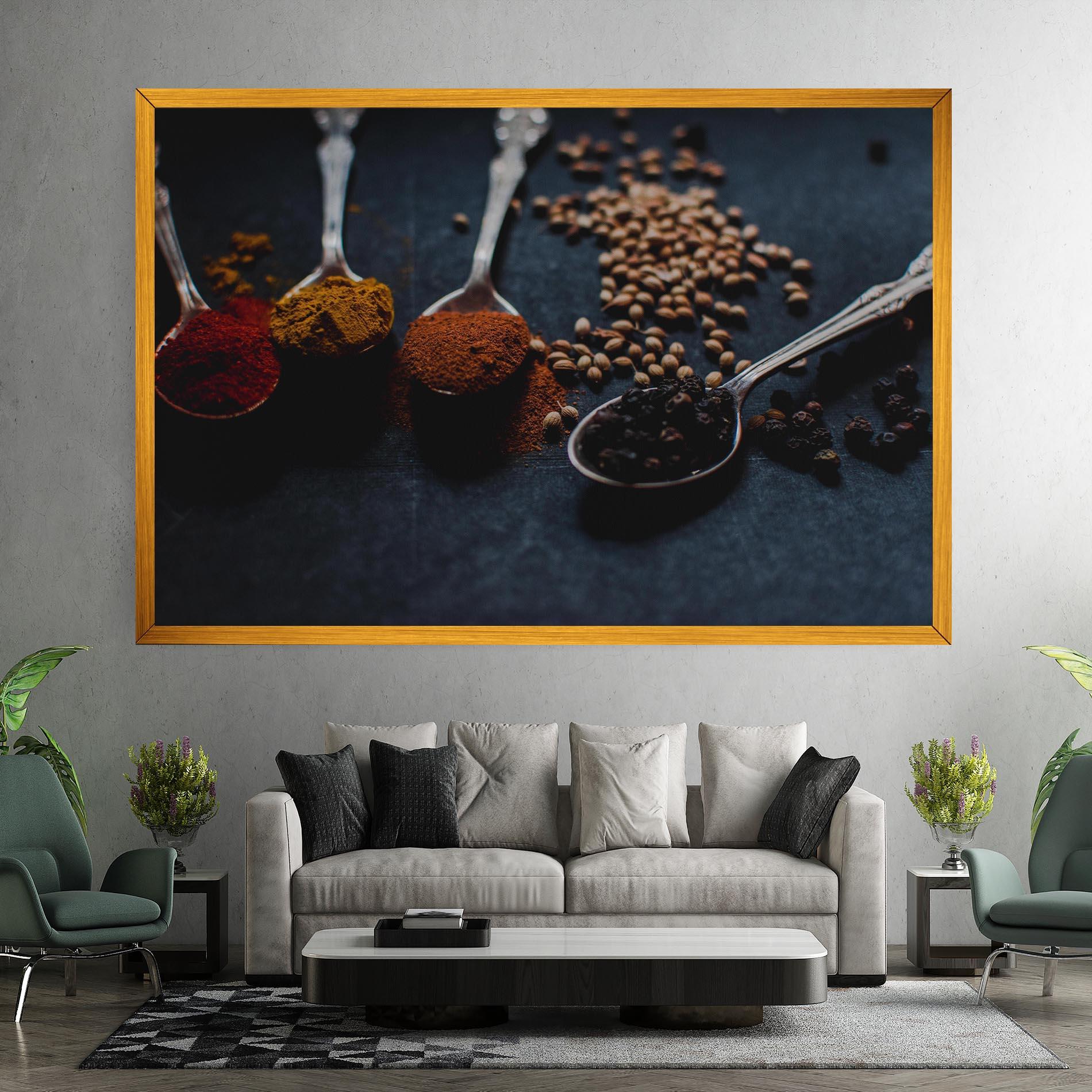 Tablou Canvas Spices Spoon mockup 7