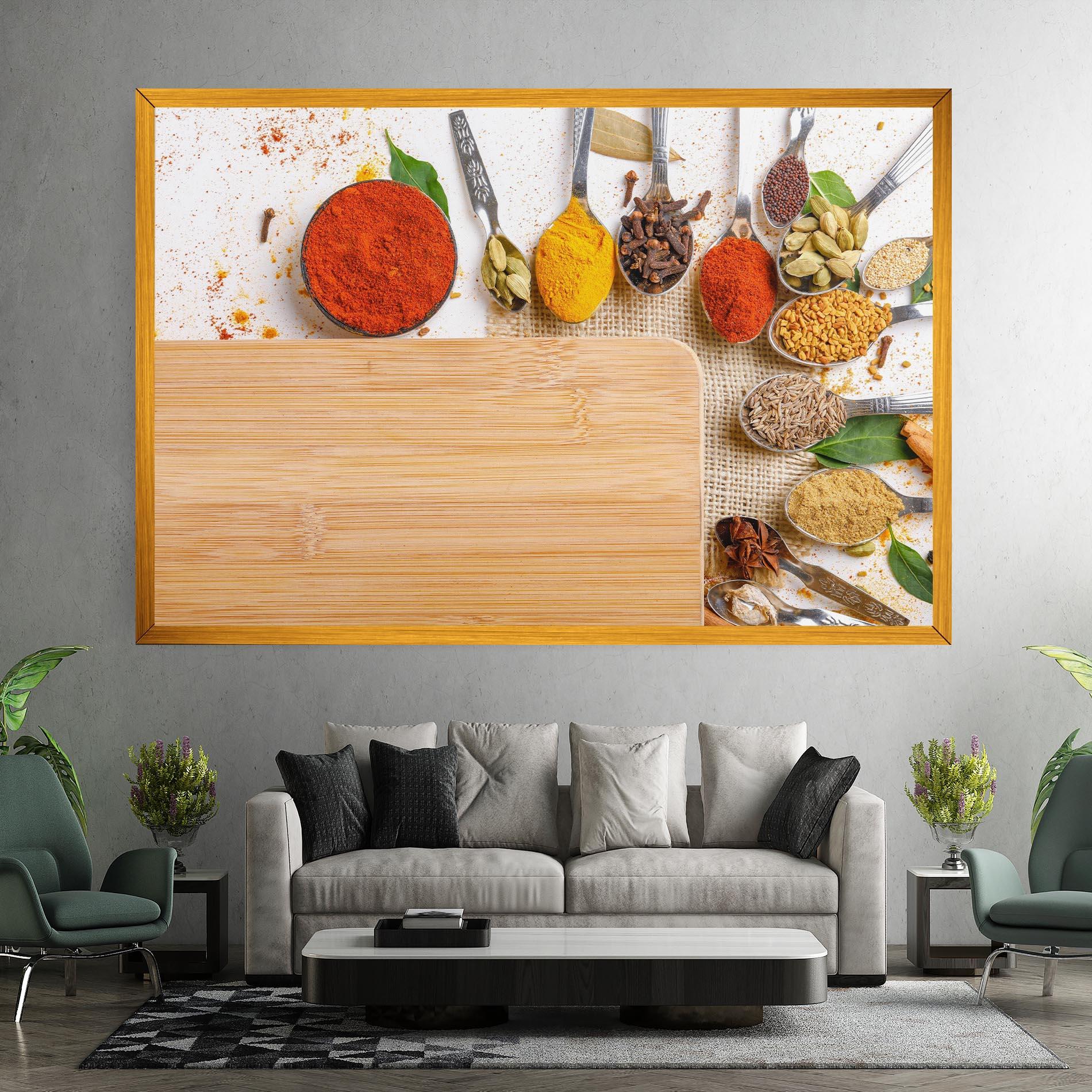 Tablou Canvas Spices Spoons mockup 7