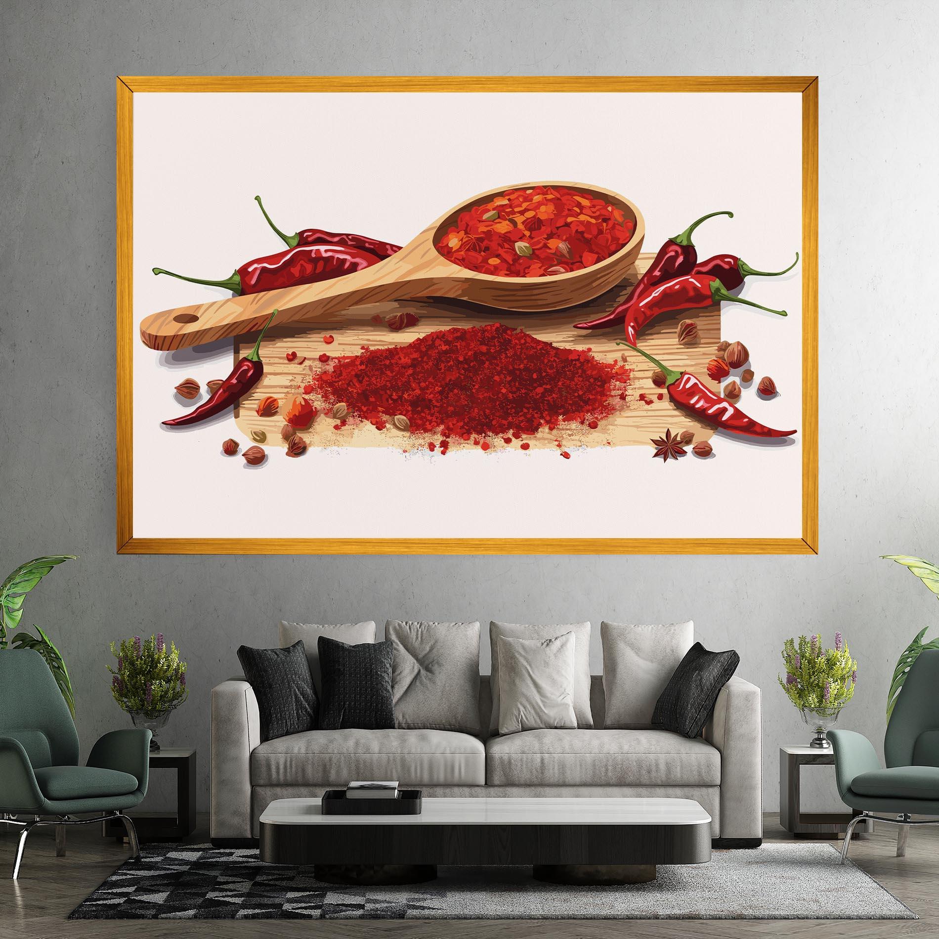 Tablou Canvas Spoon Of Papper mockup 7