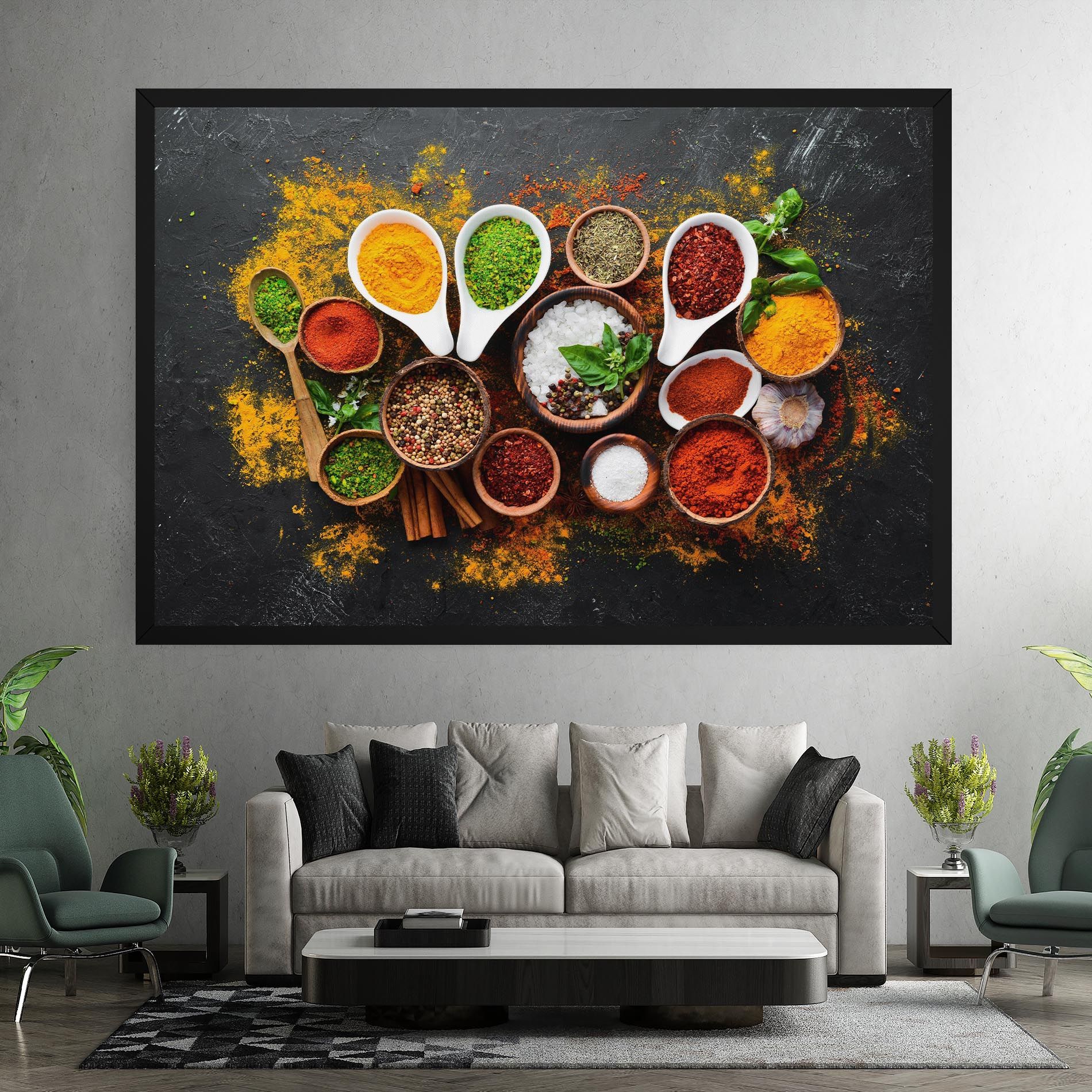 Colorful Herbs Spices mockup 7