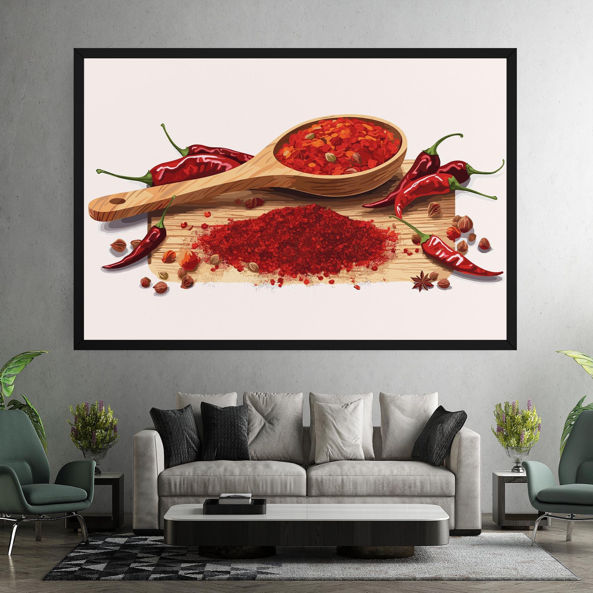 Tablou Canvas Spoon Of Papper mockup 7