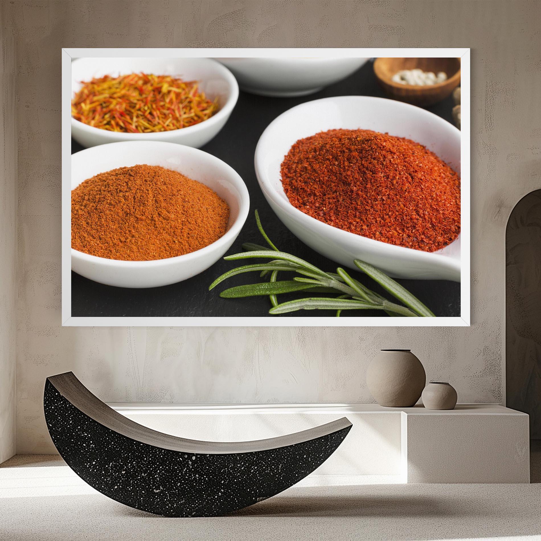 Tablou Canvas Close Up Spices Powder mockup 8