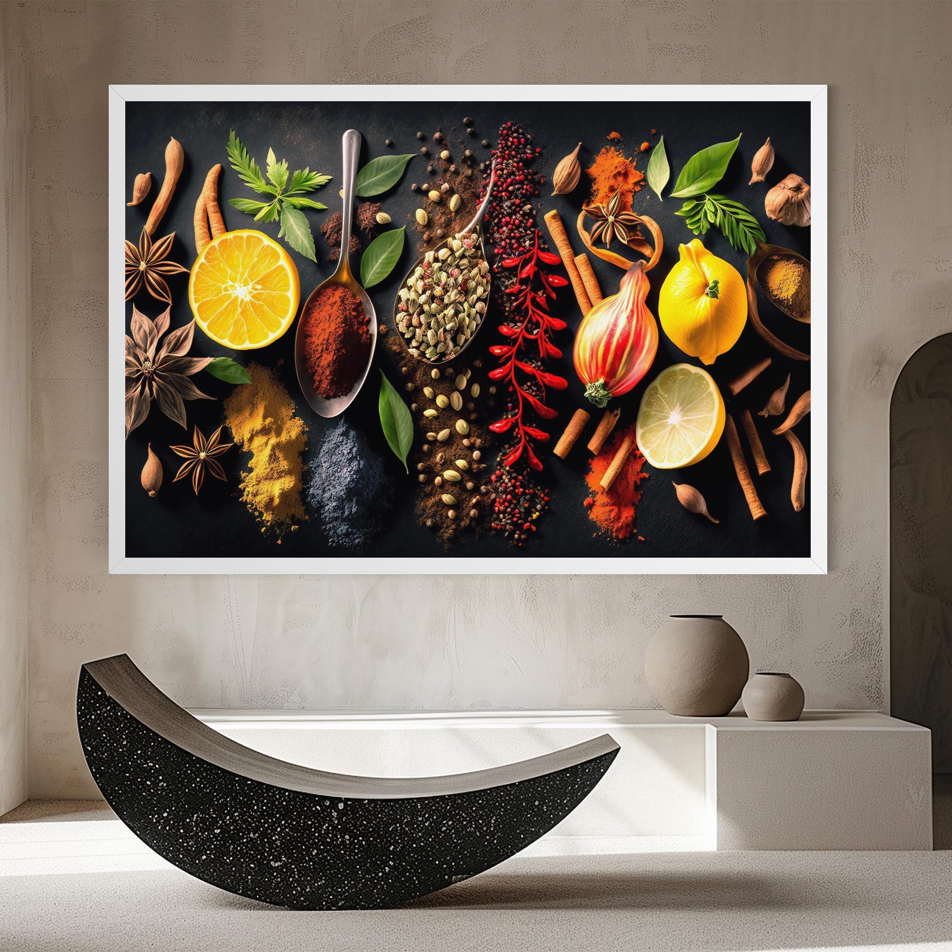 Tablou Canvas Closeup Pices mockup 8