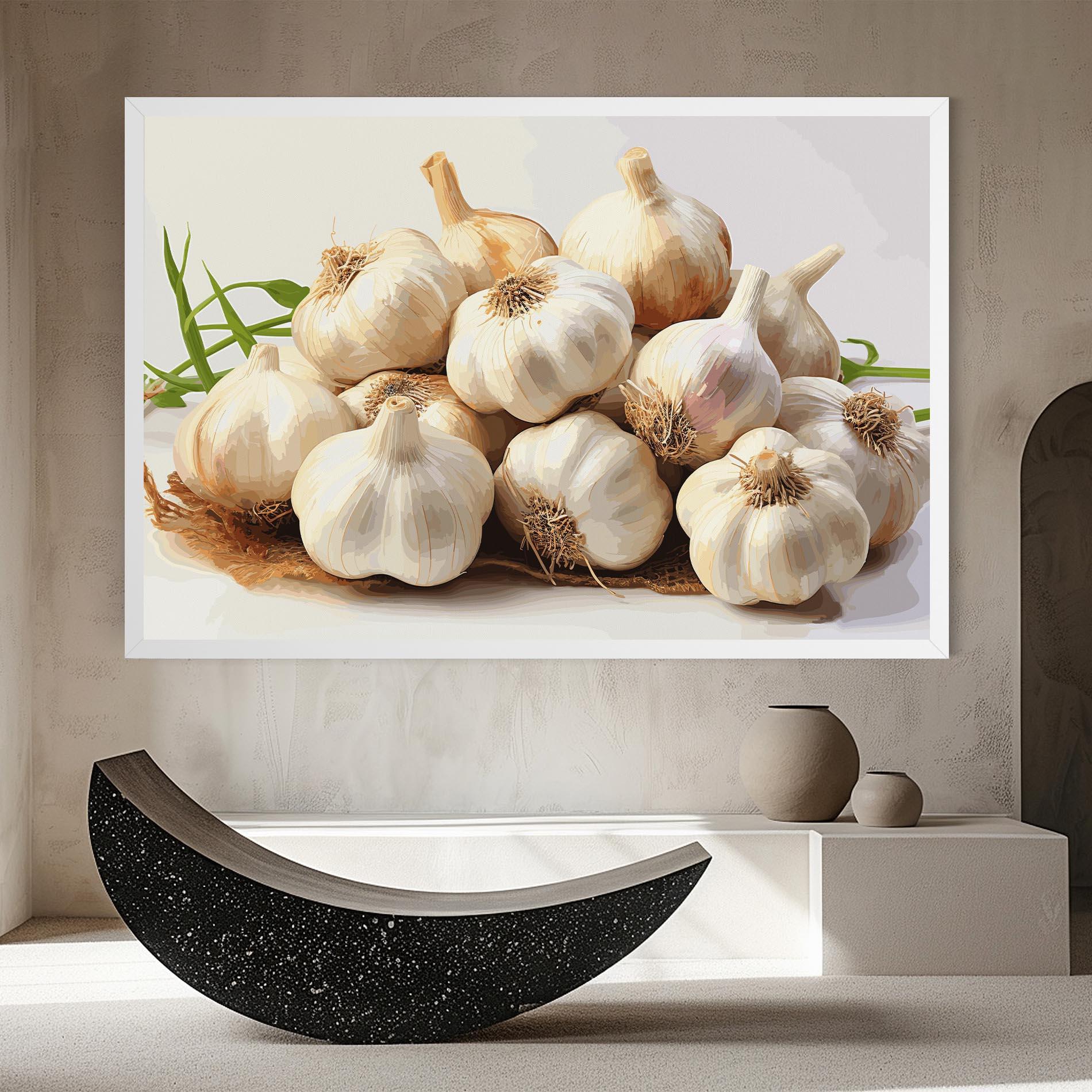 Tablou Canvas Garlic Art mockup 8