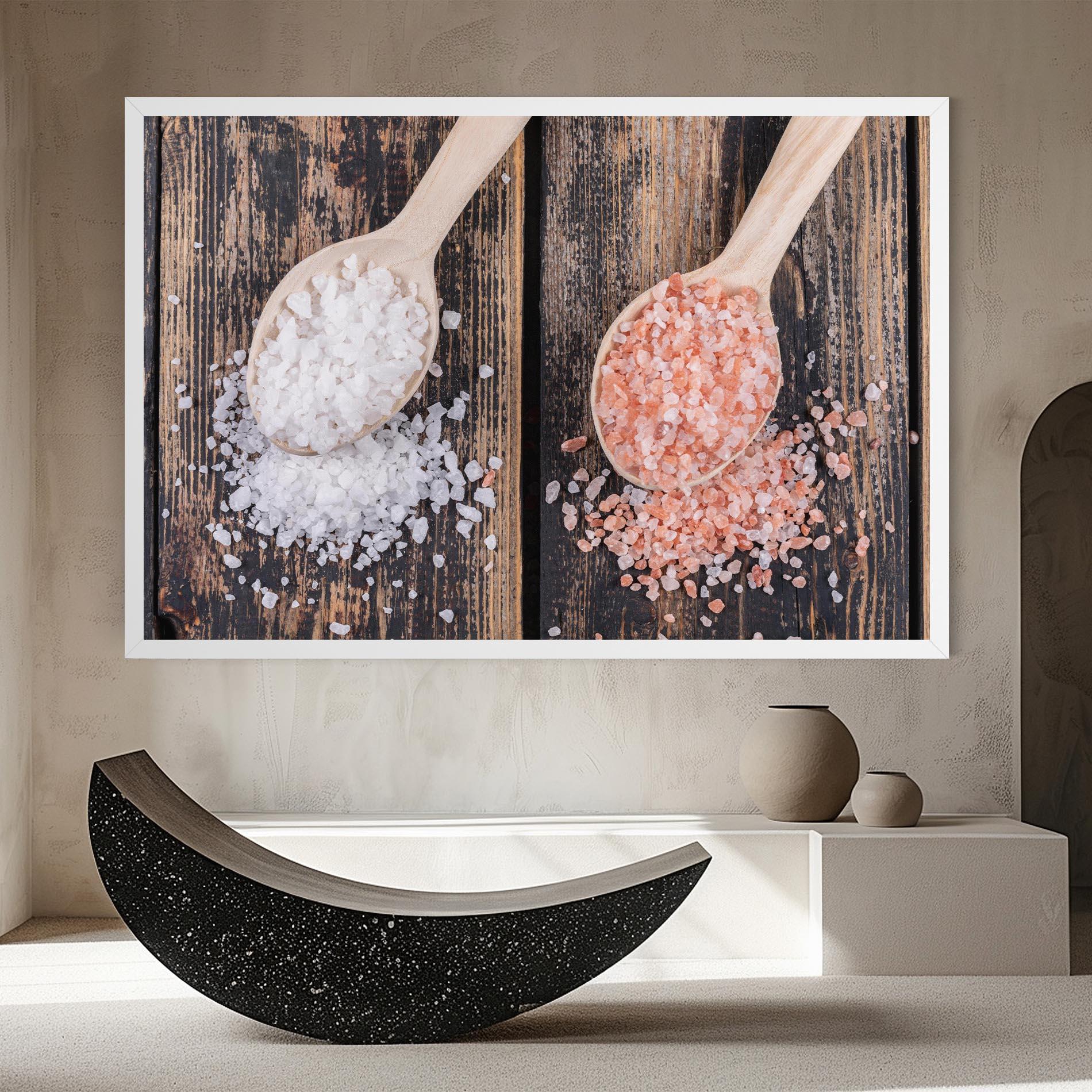 Tablou Canvas Wooden Spoons Sea Salt mockup 8