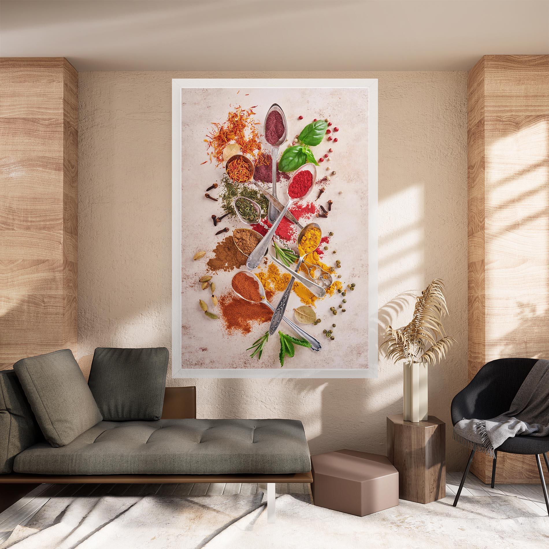 Tablou Canvas Colorful Spices Cooking mockup 8