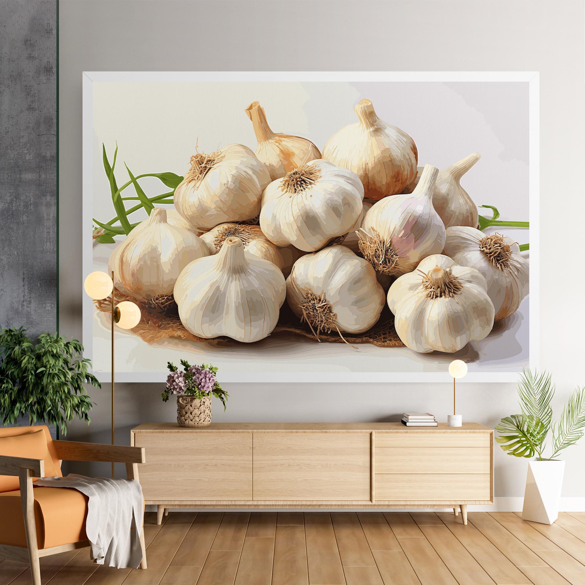 Tablou Canvas Garlic Art mockup 9