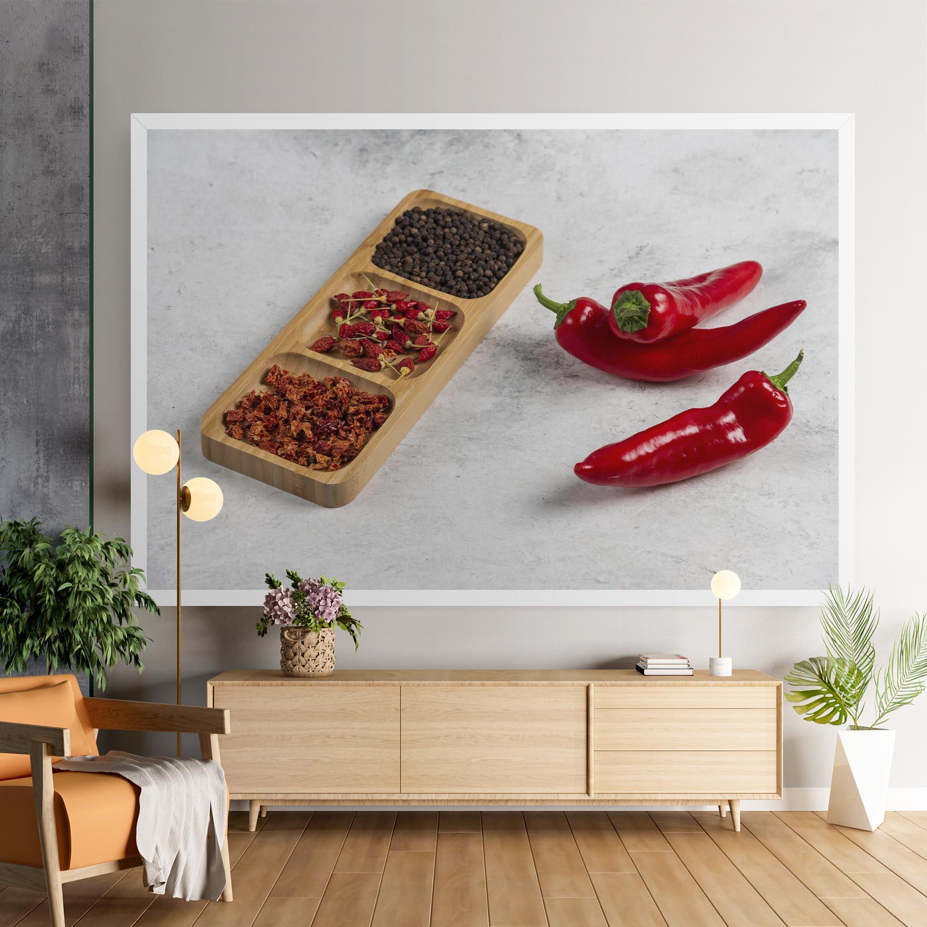 Tablou Canvas Hot Chili Spices mockup 9
