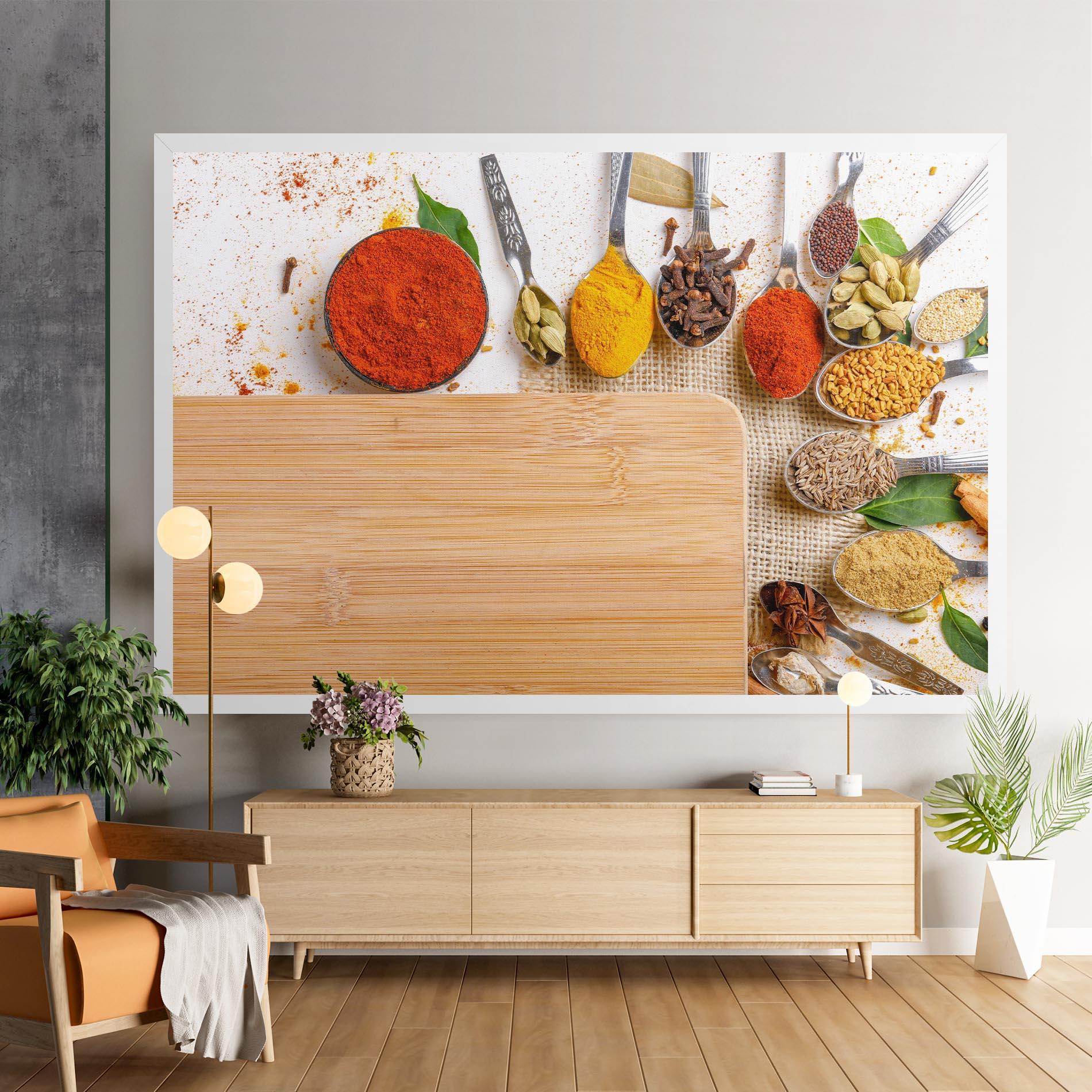 Tablou Canvas Spices Spoons mockup 9