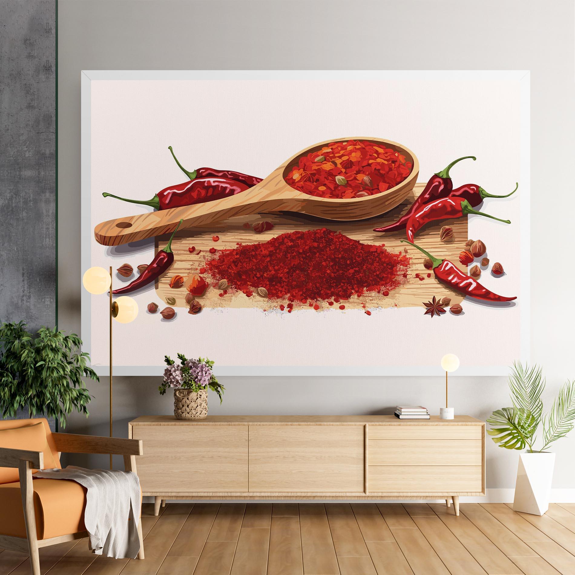 Tablou Canvas Spoon Of Papper mockup 9