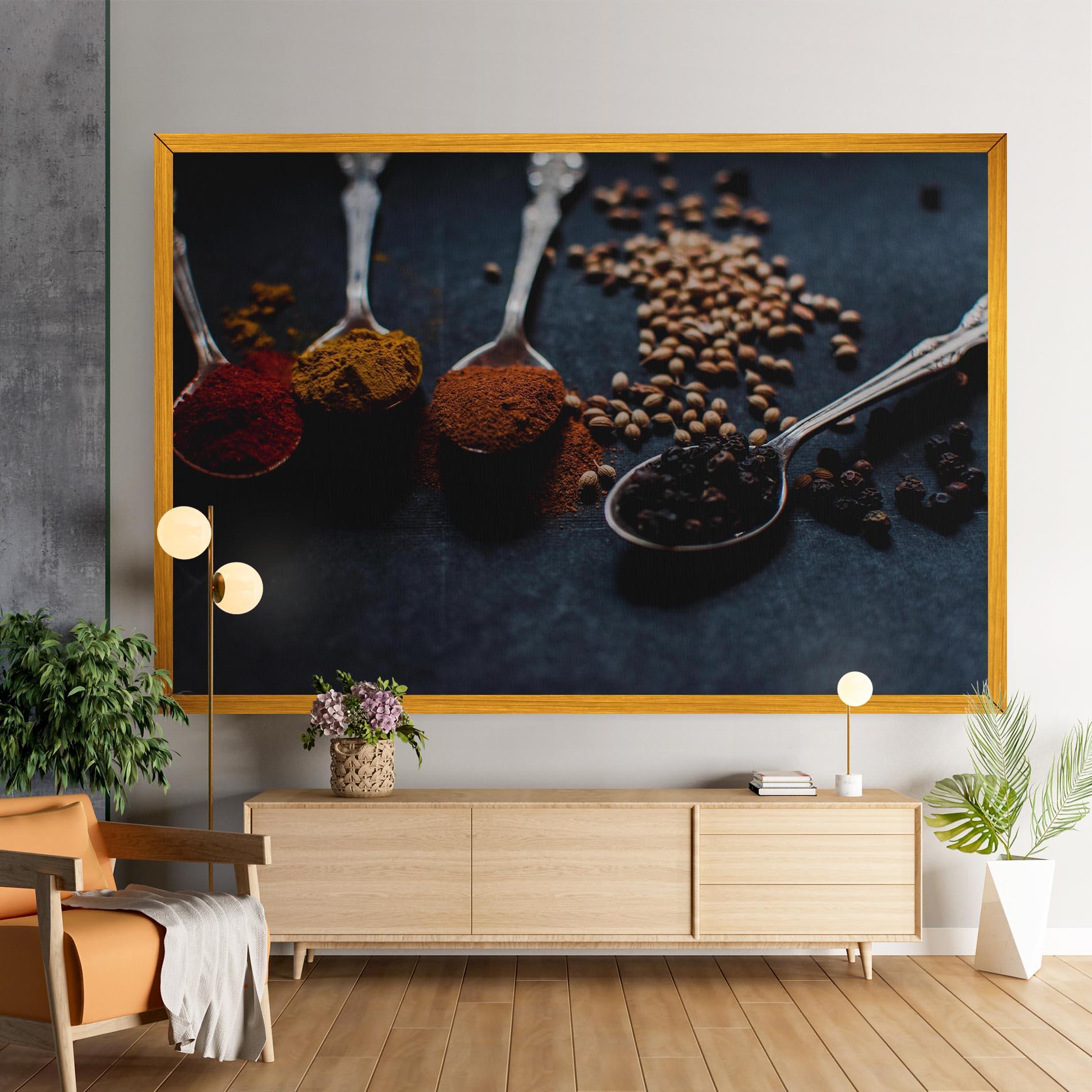 Tablou Canvas Spices Spoon mockup 9