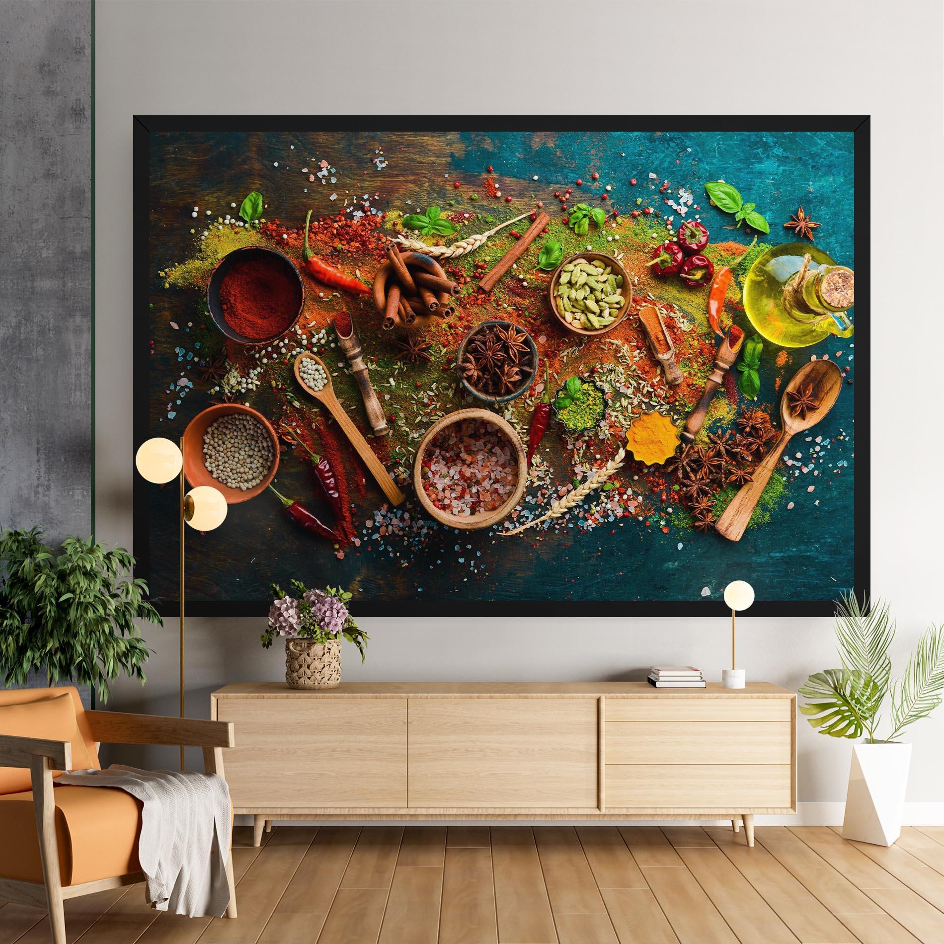 Tablou Canvas Seasonings Mix mockup 9