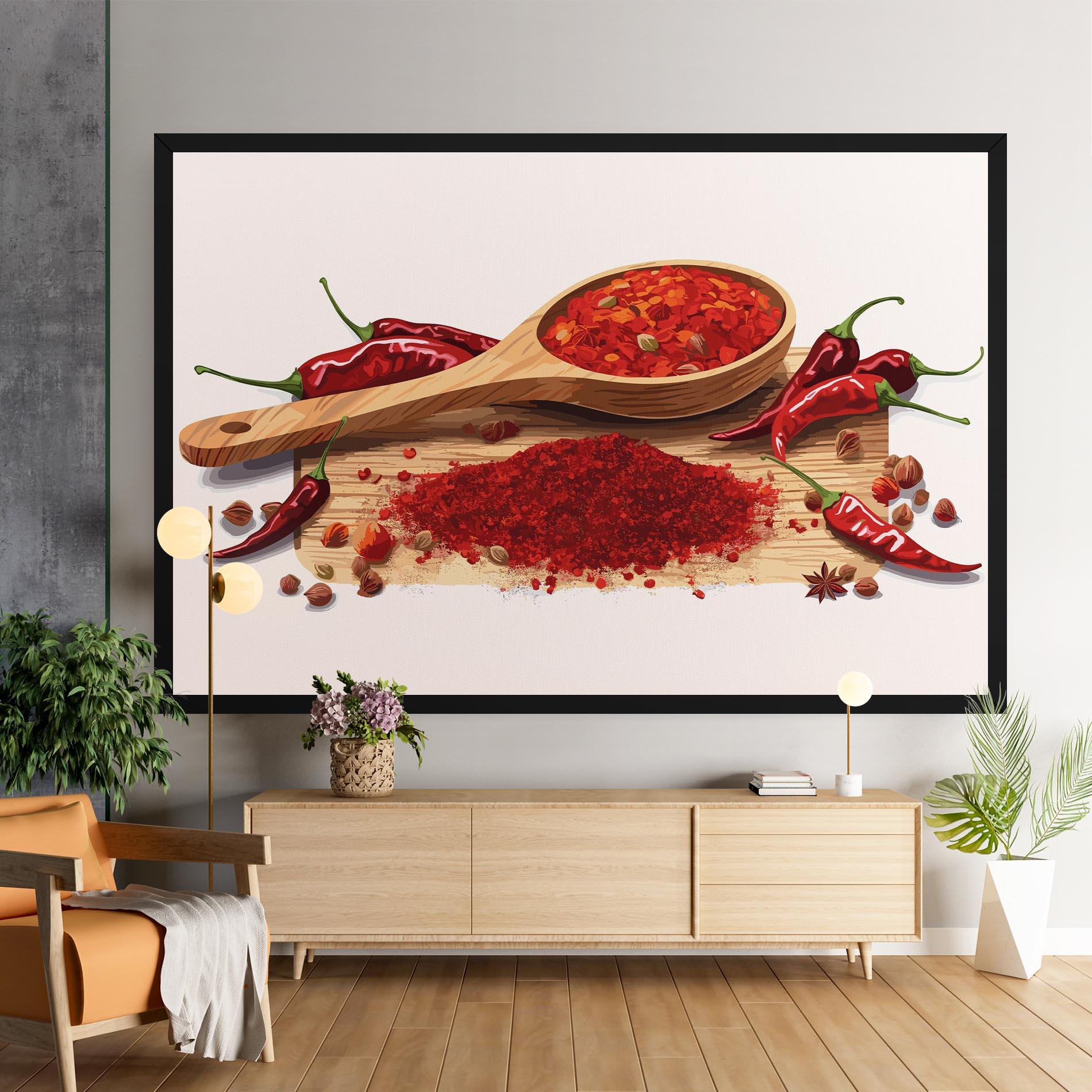 Tablou Canvas Spoon Of Papper mockup 9