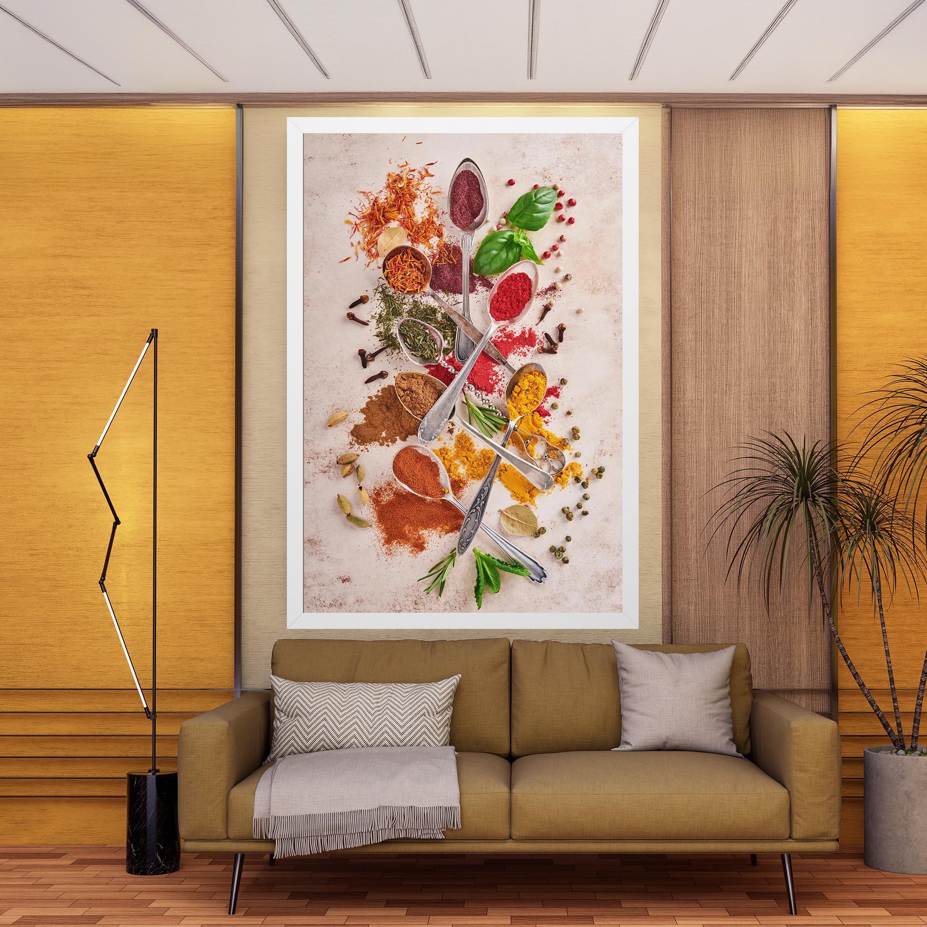 Tablou Canvas Colorful Spices Cooking mockup 9