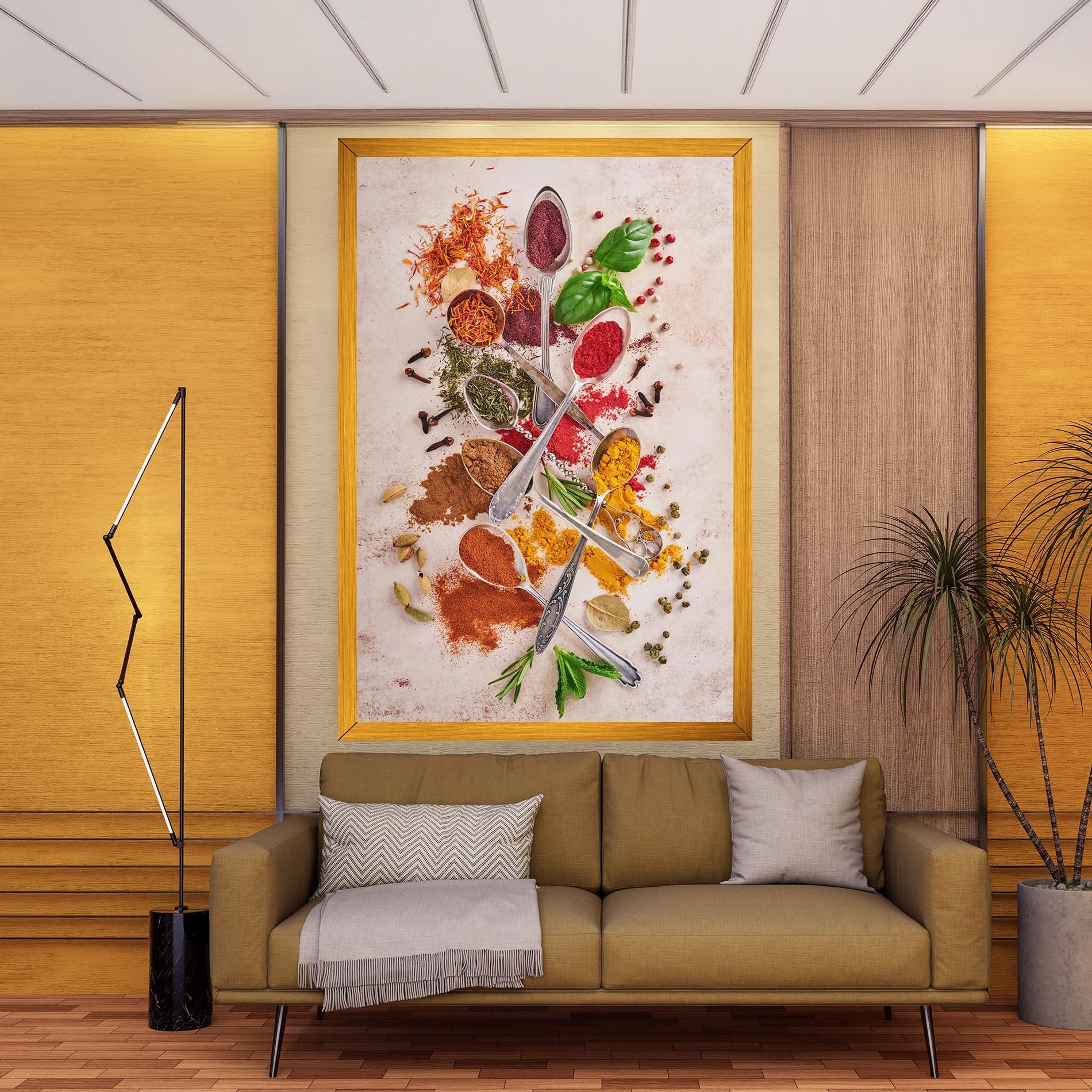 Tablou Canvas Colorful Spices Cooking mockup 9