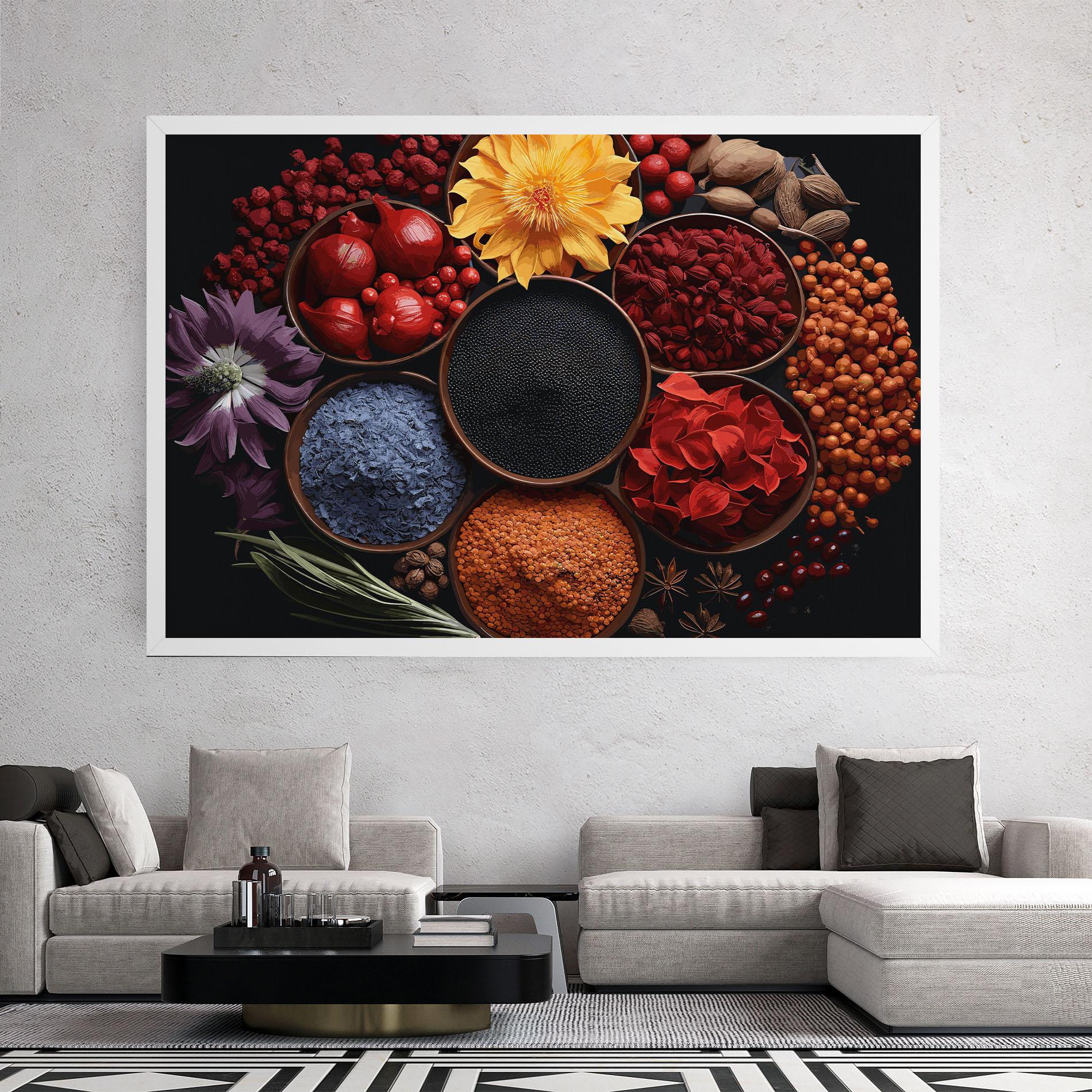 Tablou Canvas Autumn Color Spices mockup 2