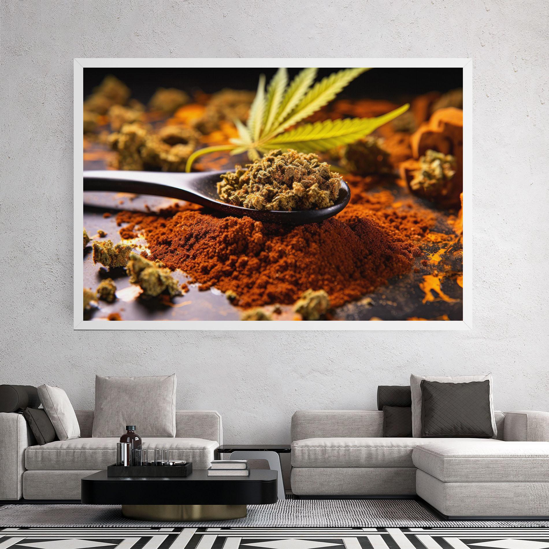 Tablou Canvas Cannabis Seasoning mockup 2