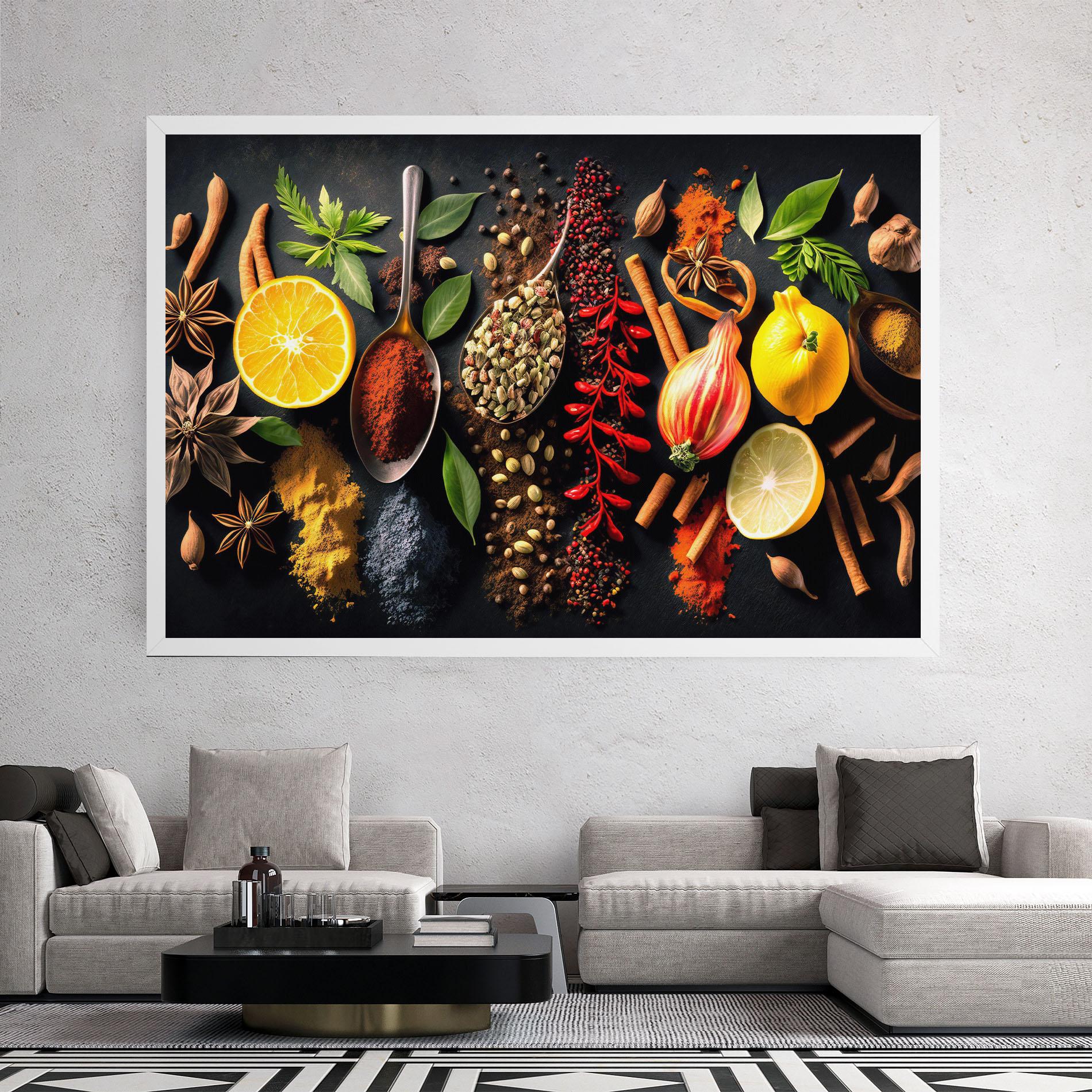 Tablou Canvas Closeup Pices mockup 2