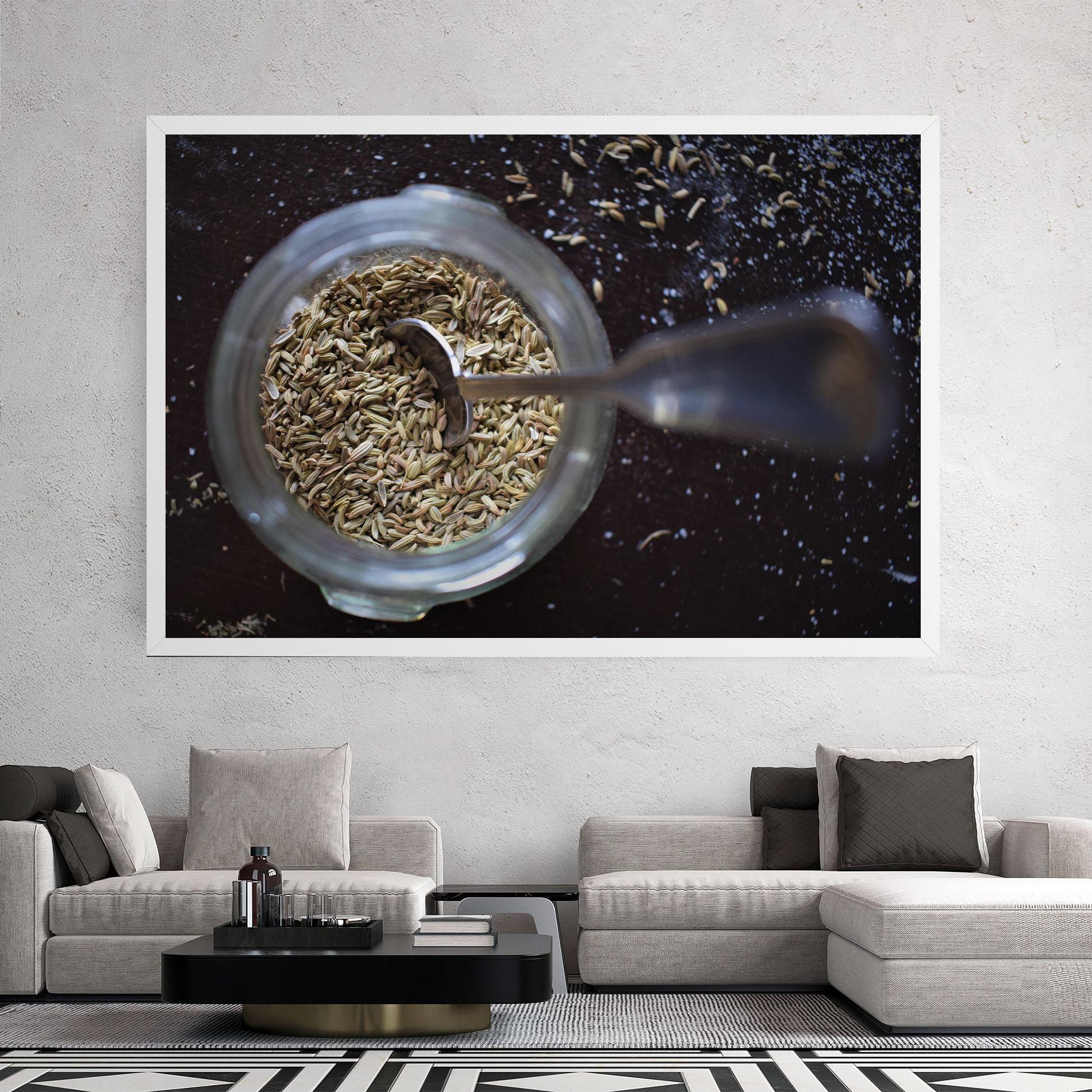 Tablou Canvas Jar With Spices mockup 2